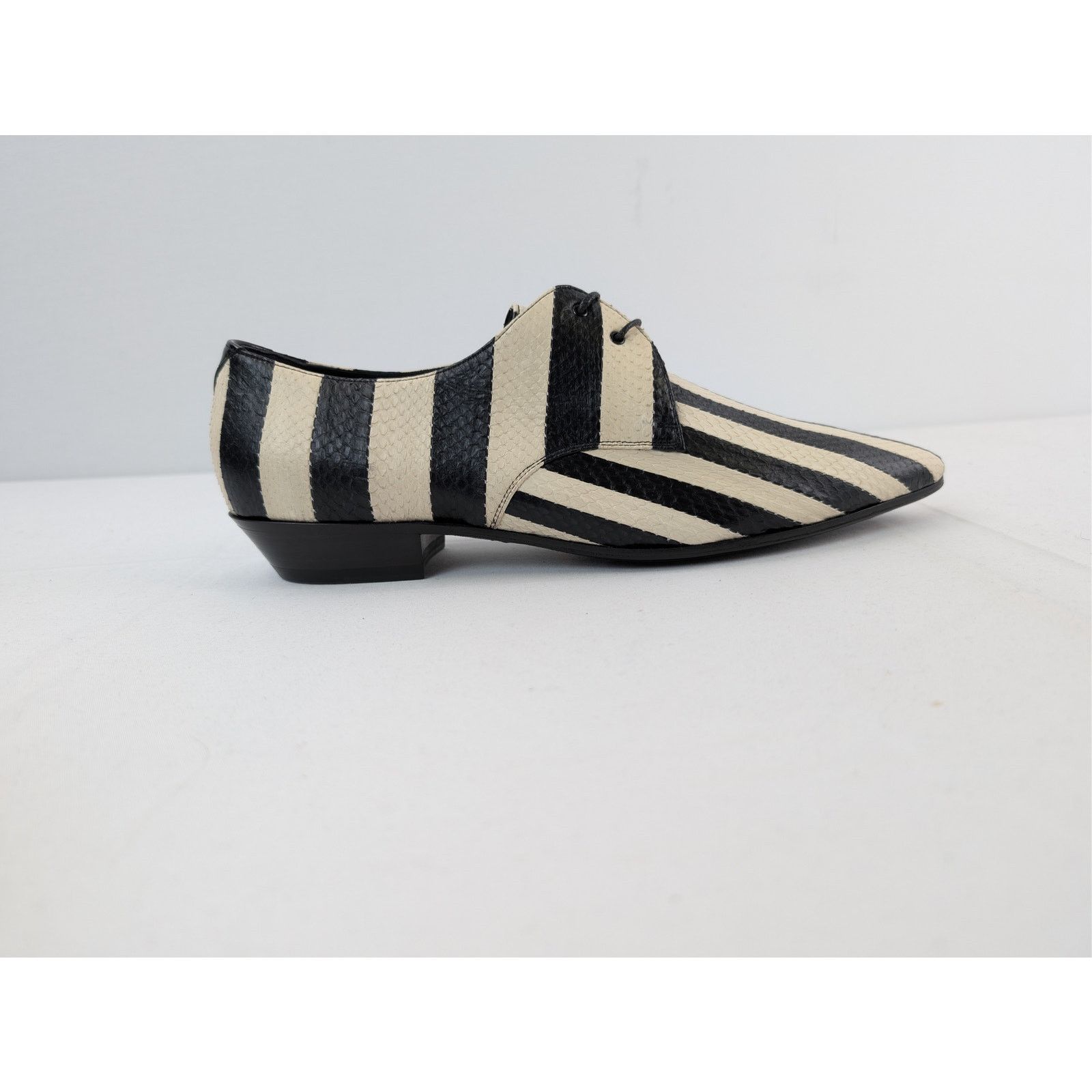 o1rshd1 Jonas 25 Derby Striped Shoes Boots Off White/Black
