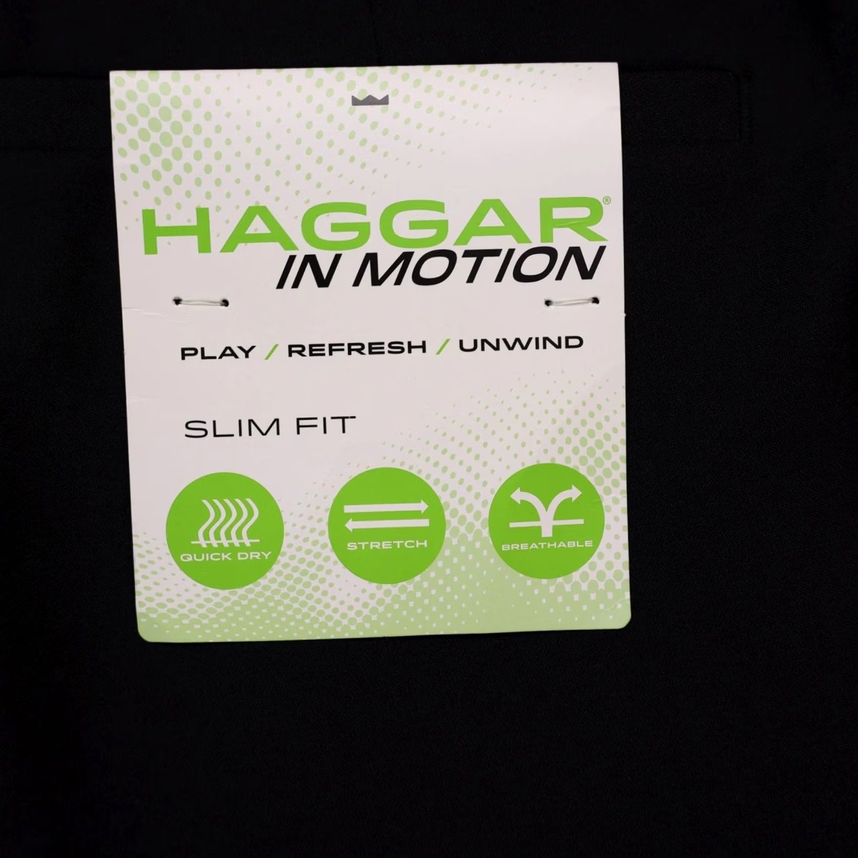 Haggar Haggar In Motion Shorts Men 32W Black Bermuda Zip Pockets Mid Rise 9in Regular Size US 32 / EU 48 - 7 Thumbnail