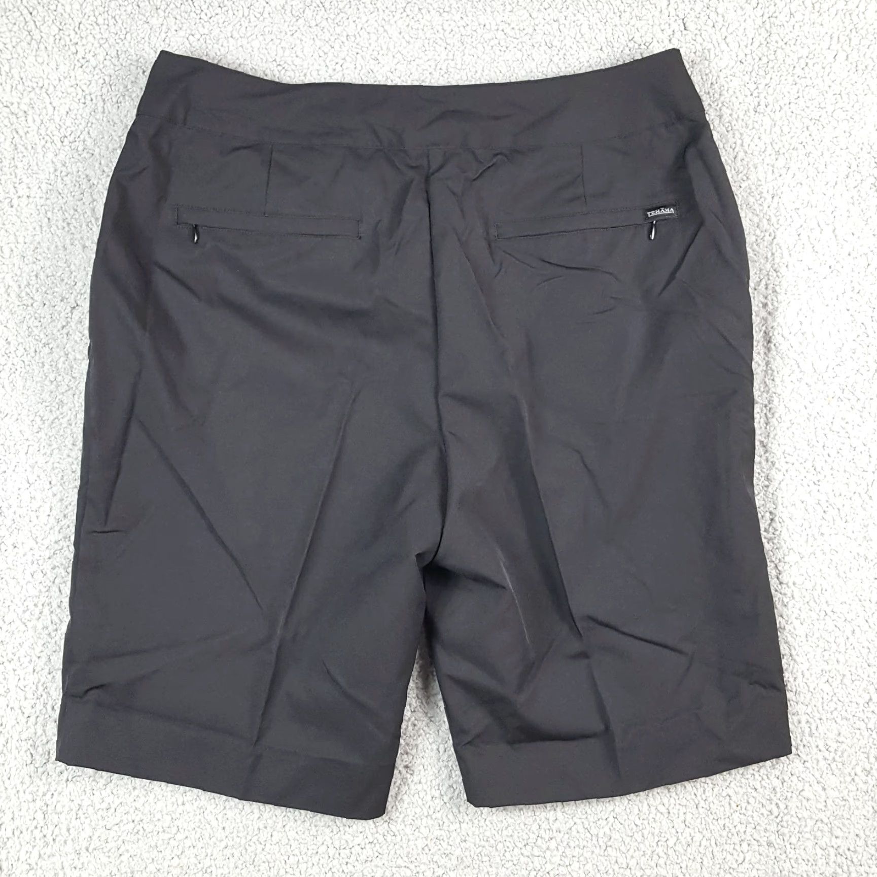 Vintage VINTAGE Black Chino Straight Regular Fit Women's Size 10 Athletic Preppy Golf Shorts Tehama Baseball? Size 32" / US 10 / IT 46 - 5 Thumbnail