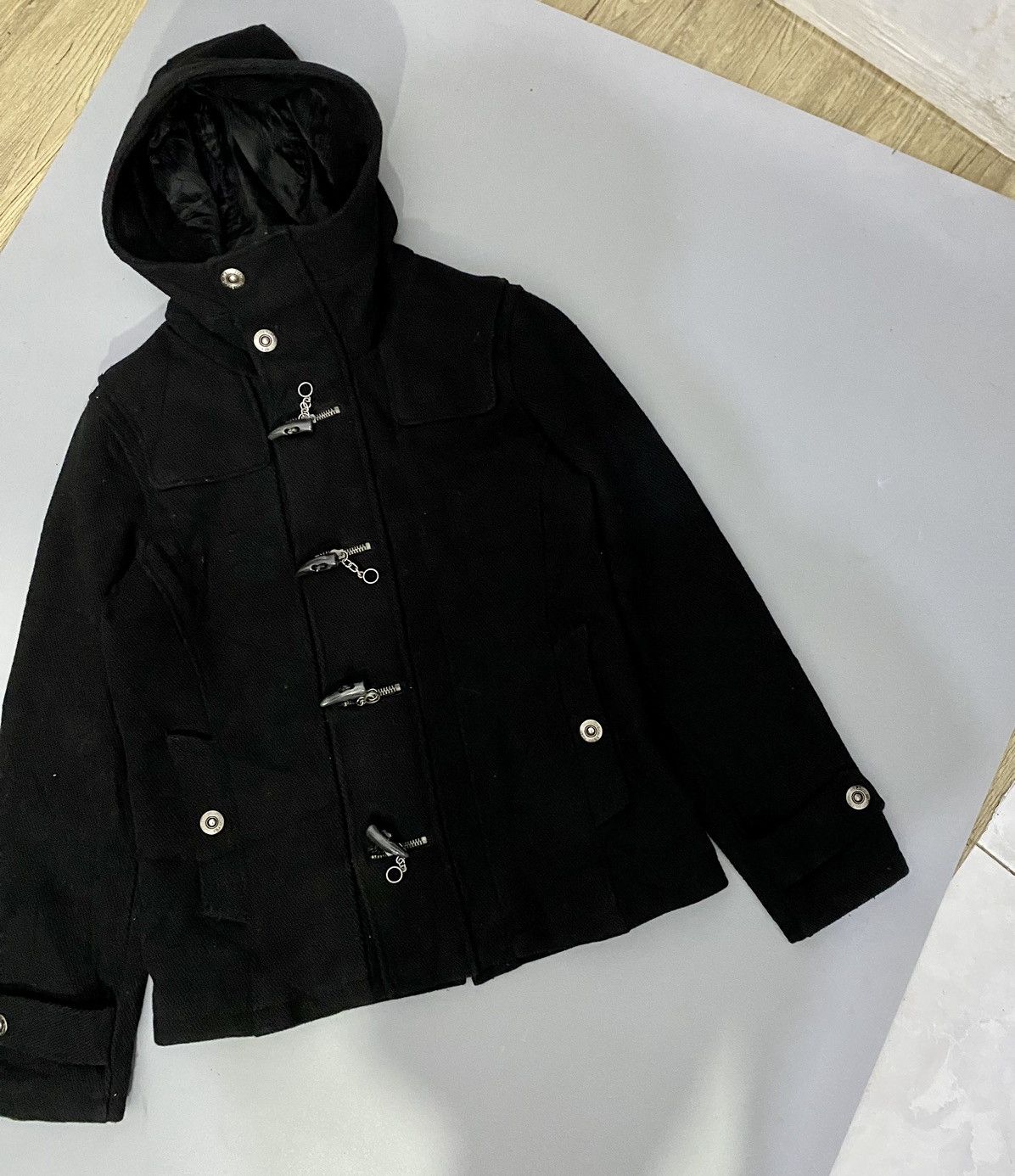 In The Attic 💥Rare💥In The Attic Hooded Double Zip Jacket Size US M / EU 48-50 / 2 - 5 Thumbnail