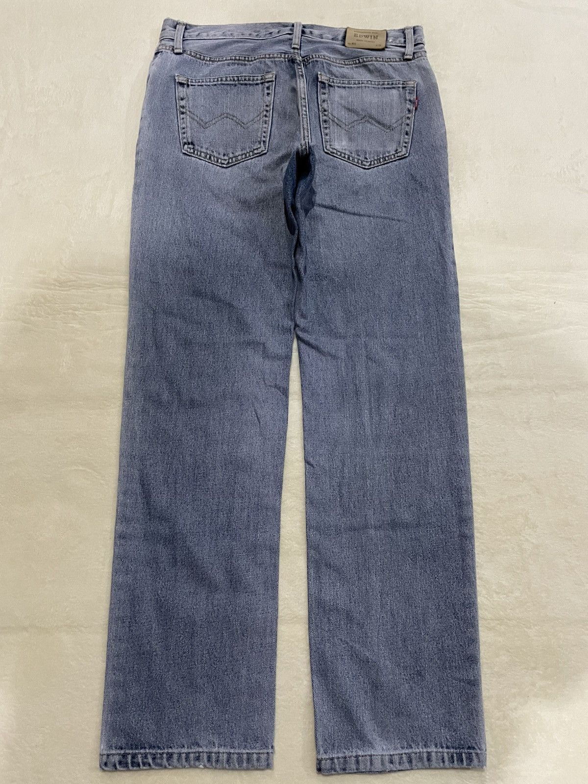 Edwin Vintage Edwin Sand Washed Distress Ripped Jeans Size US 32 / EU 48 - 9 Thumbnail