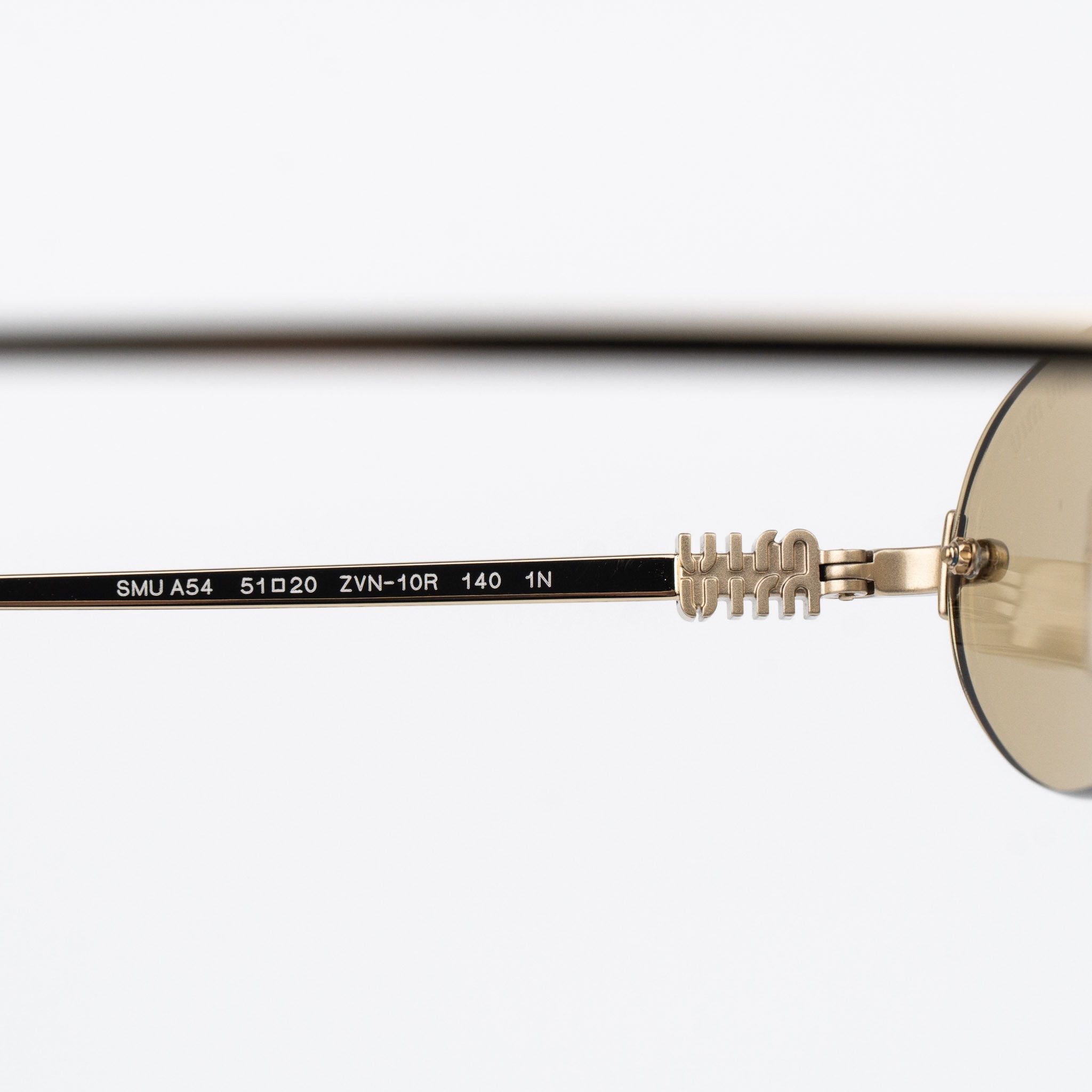 Miu Miu Miu Miu Women Sunglasses Oval MUA54S ZVN10R NEW AUTHENTIC Size ONE SIZE - 10 Thumbnail
