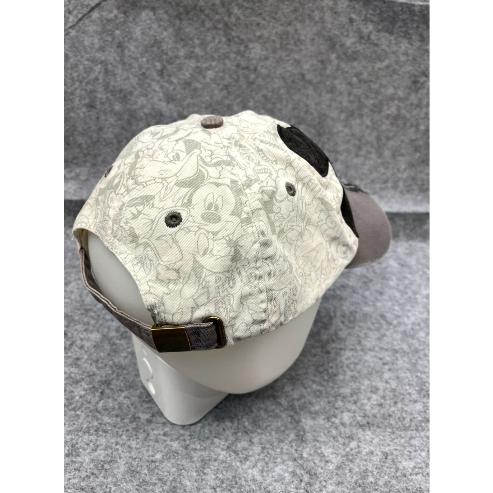 Disney VINTAGE Disney Walt Disney World Mickey Mouse Hat Cap Strap Back Adult White Cotton Graffiti Baseball Cap Unisex Size ONE SIZE - 7 Thumbnail