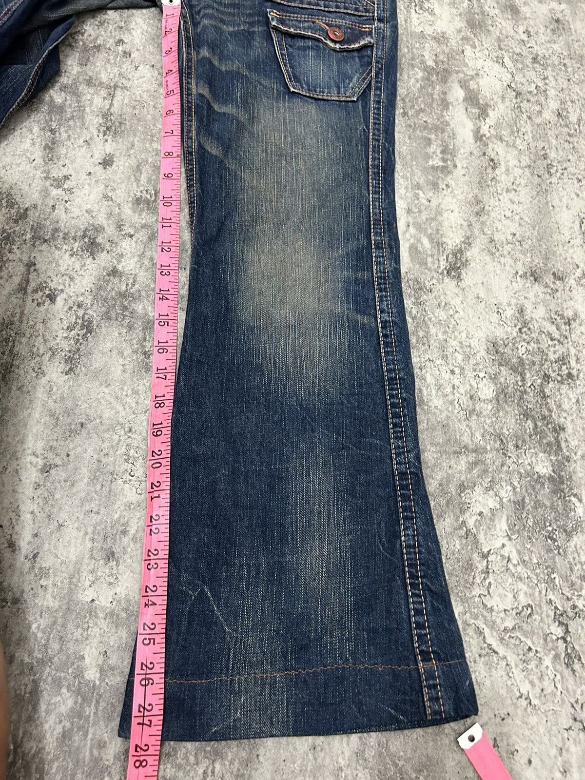 If Six Was Nine × Japanese Brand × Tornado Mart Vintage Brapers Front Pocket Flare Jeans Size US 29 - 19 Thumbnail