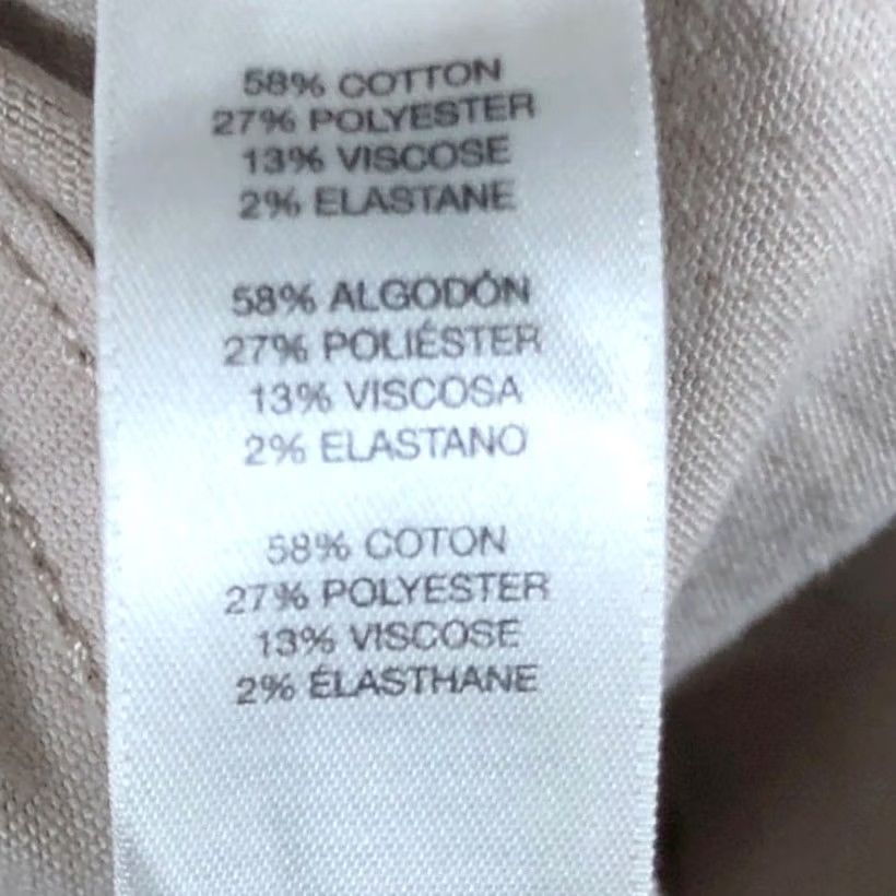 Vintage Chicos Womens Pants Tan Platinum High Rise Straight Leg Stretch 2 (L) Pants Women Regular 34 In Inseam 29.5 in Wide Leg? Size 36" / US 14 / IT 50 - 5 Thumbnail