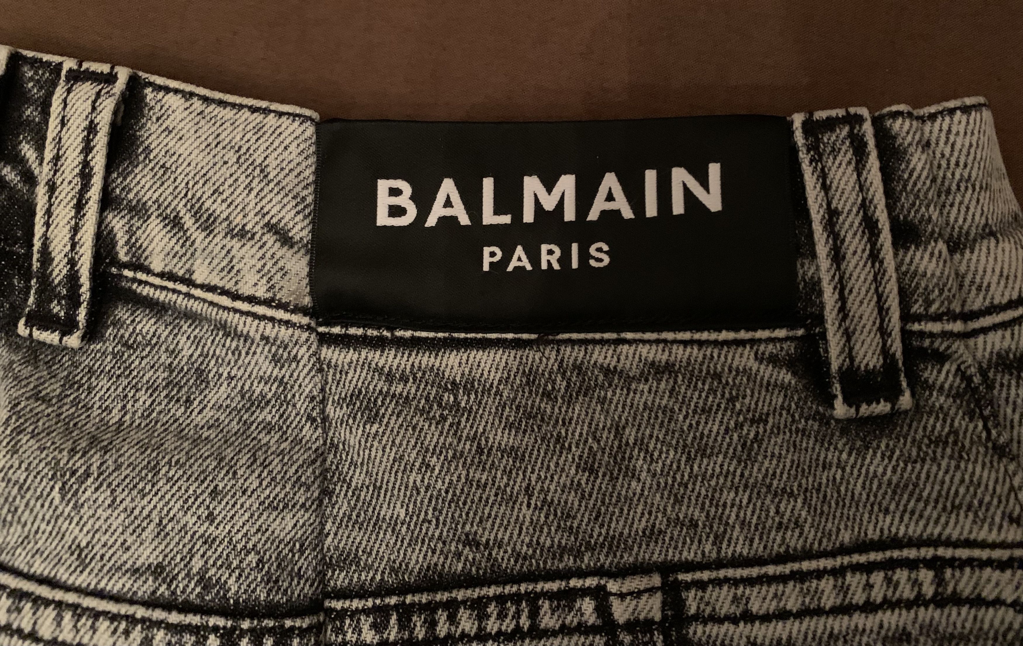 Balmain Balmain Men' s Iconic Biker Jeans (Retail €1,000) Size US 32 / EU 48 - 7 Thumbnail