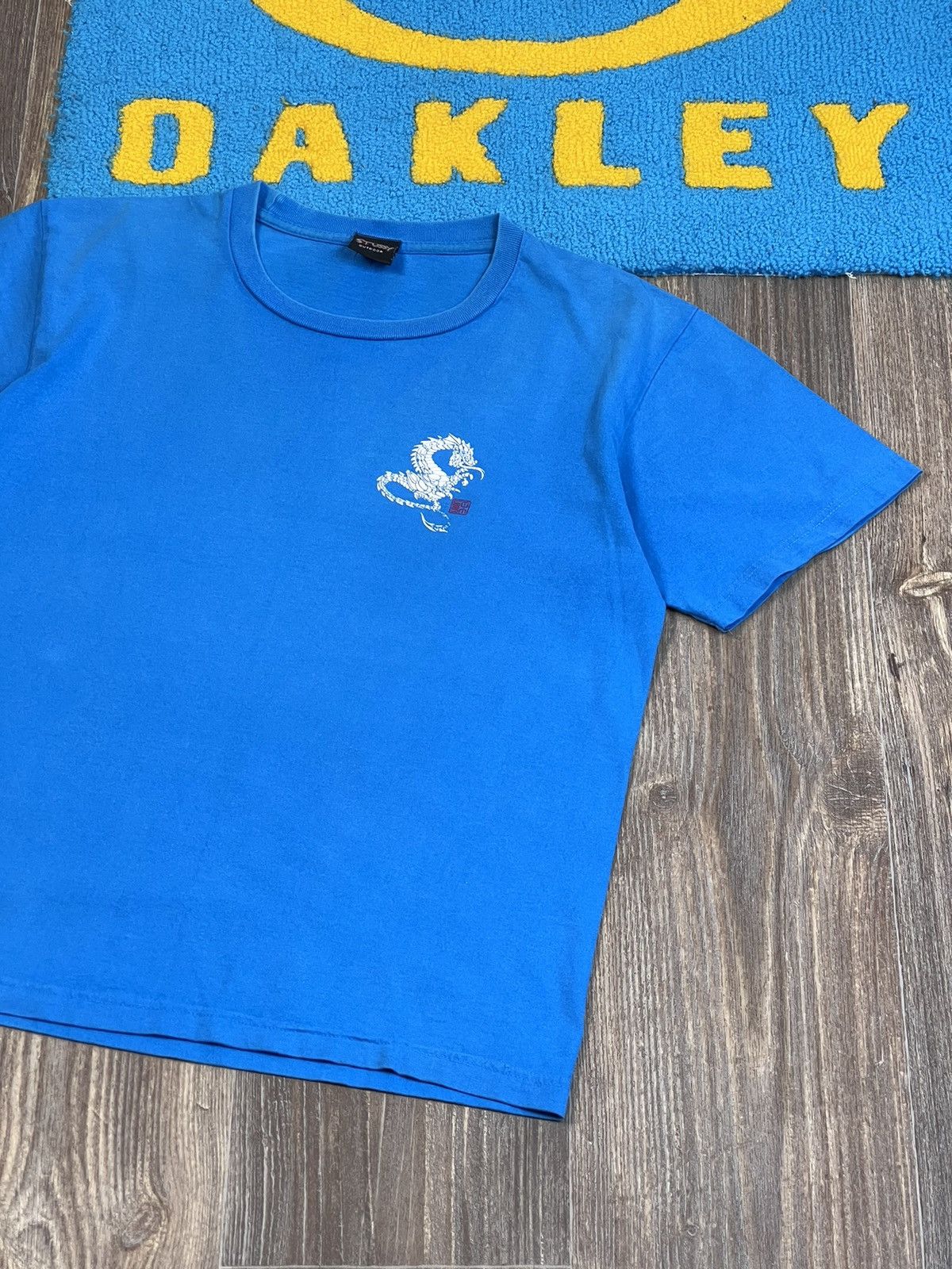Stussy × Vintage Vintage Stussy Dragon Logo blue shirt Size US S / EU 44-46 / 1 - 3 Thumbnail