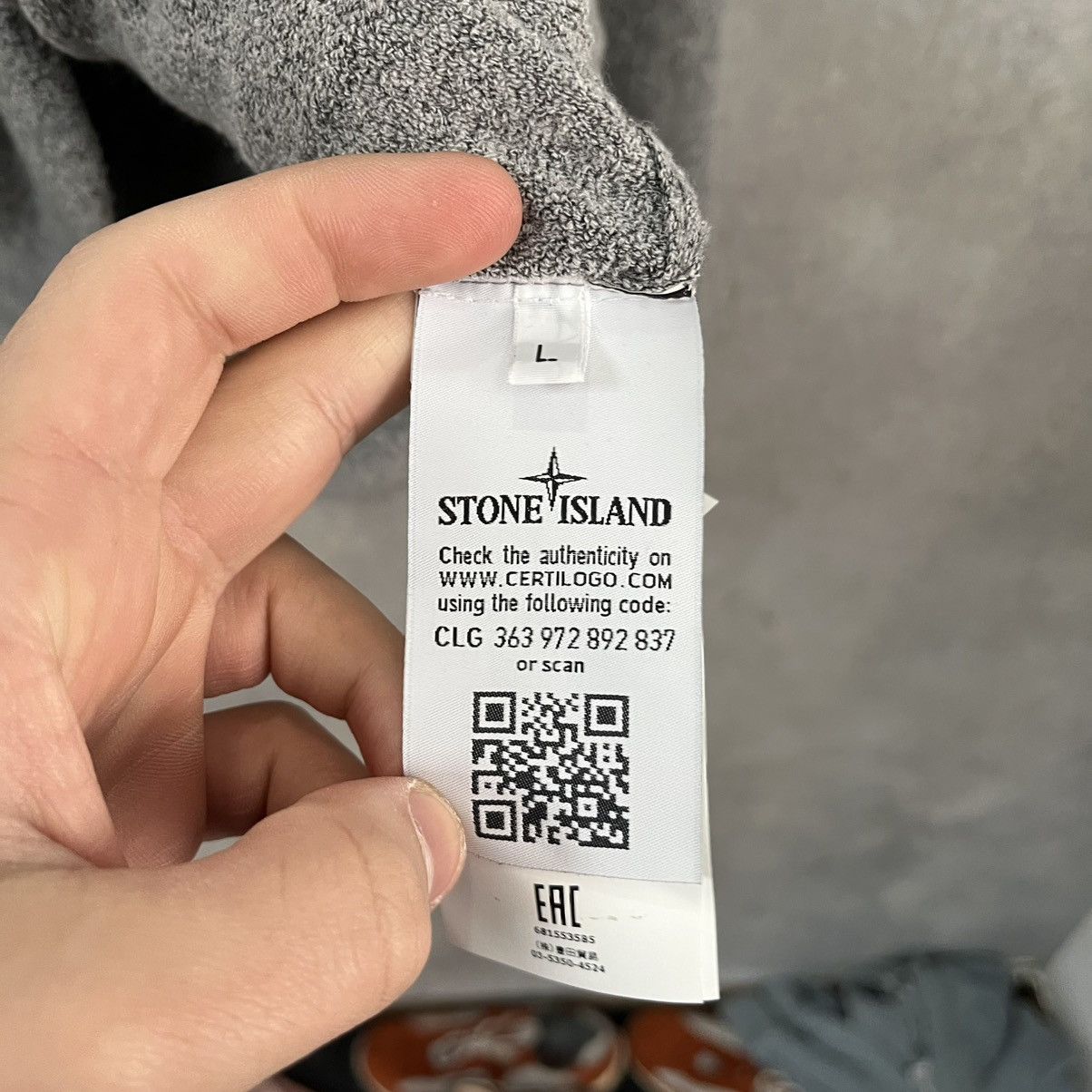 Stone Island Stone Island Zip-hoodie Sweater Size L Size US L / EU 52-54 / 3 - 14 Thumbnail