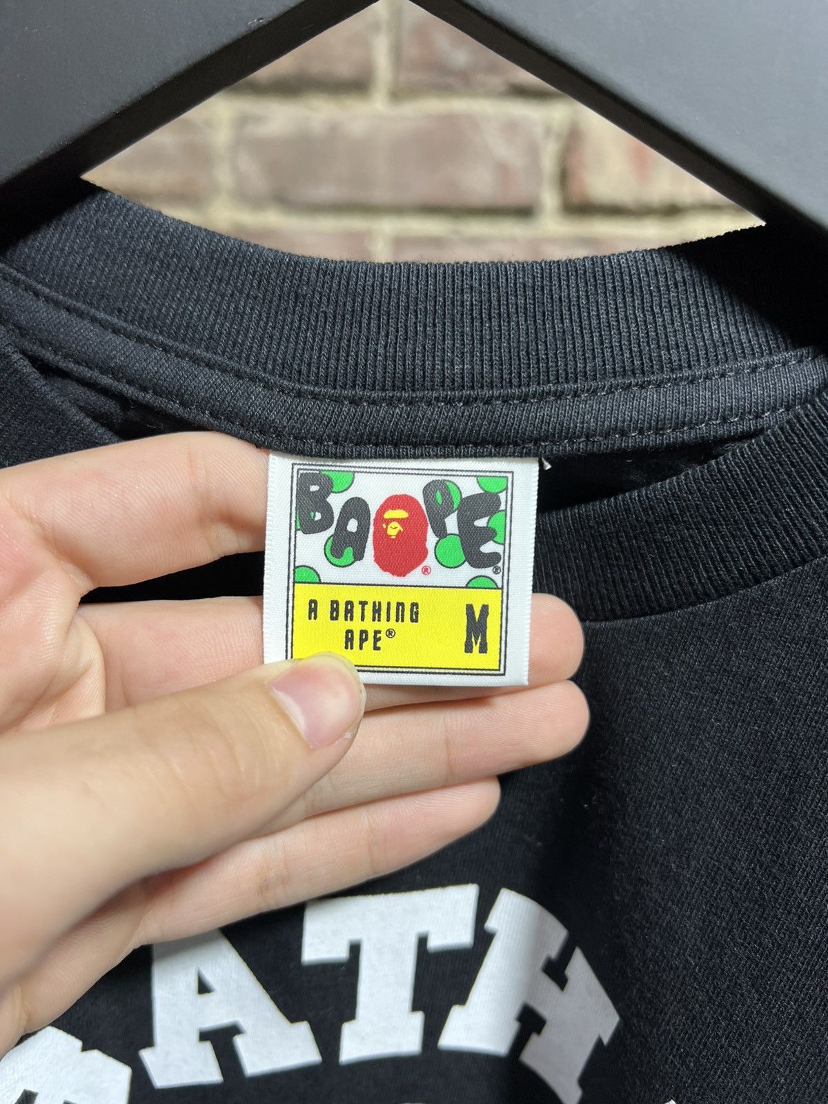 Bape Bape College Sellout Plaid Head Tee Size US M / EU 48-50 / 2 - 4 Thumbnail