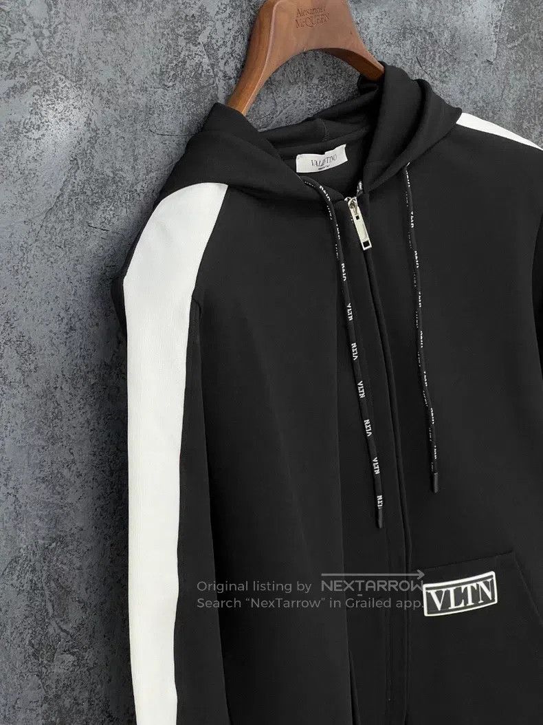 Valentino Valentino Sleeve paneled hooded zip sweatshirt Size US S / EU 44-46 / 1 - 6 Thumbnail