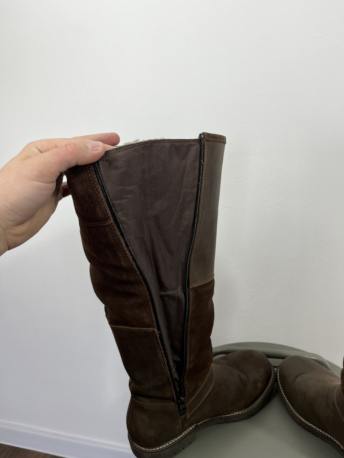 Other Waterproof Leather Knee High Boots Riding Outdoor EU 40 Size US 9 / IT 39 - 12 Thumbnail
