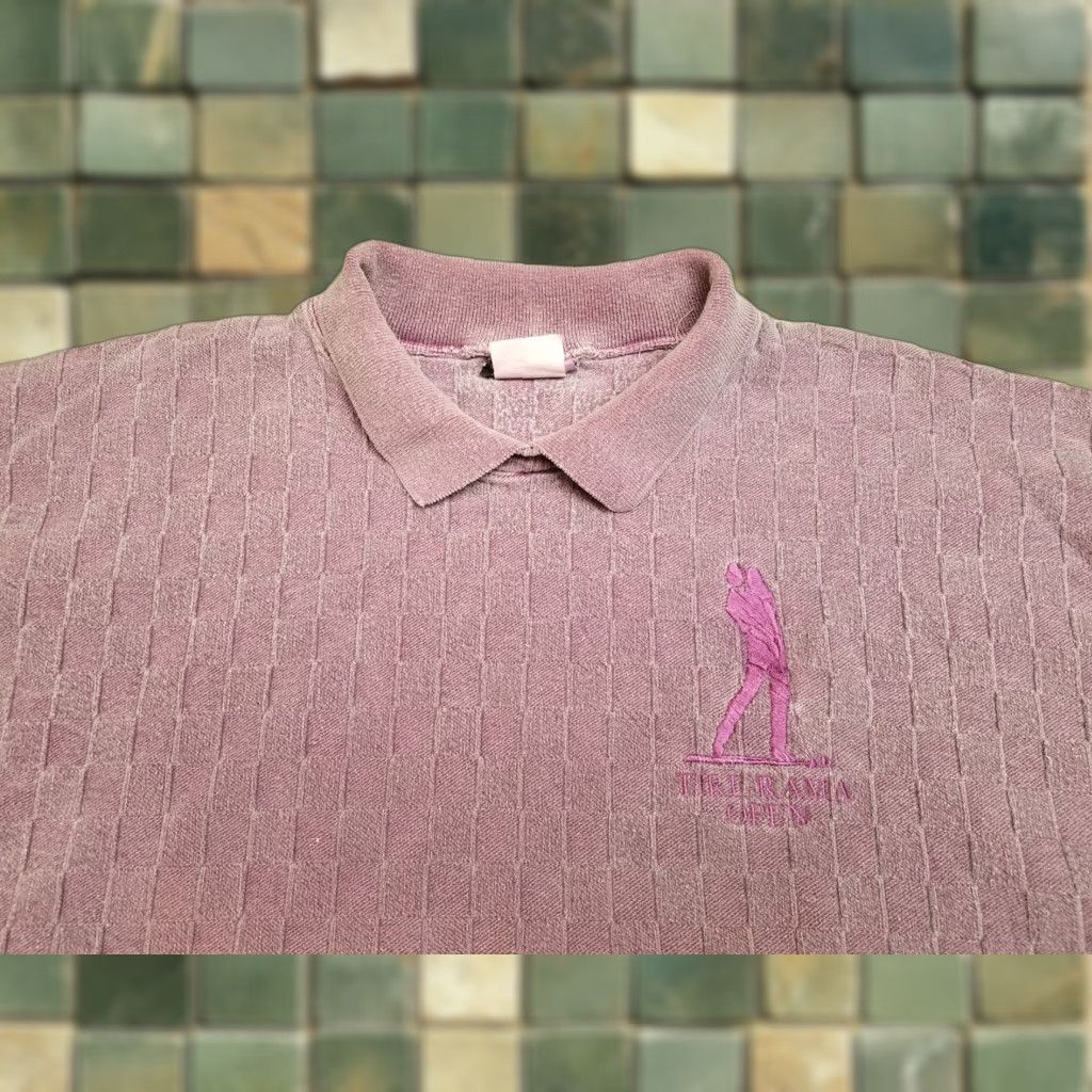 Vintage VINTAGE Tire Rama Golf shirt Mens L Purple Short Sleeve Cottontops USA 90s Golf Embroidered Solid Knit Pullover Cotton USA Mens L Size US L / EU 52-54 / 3 - 1 Thumbnail