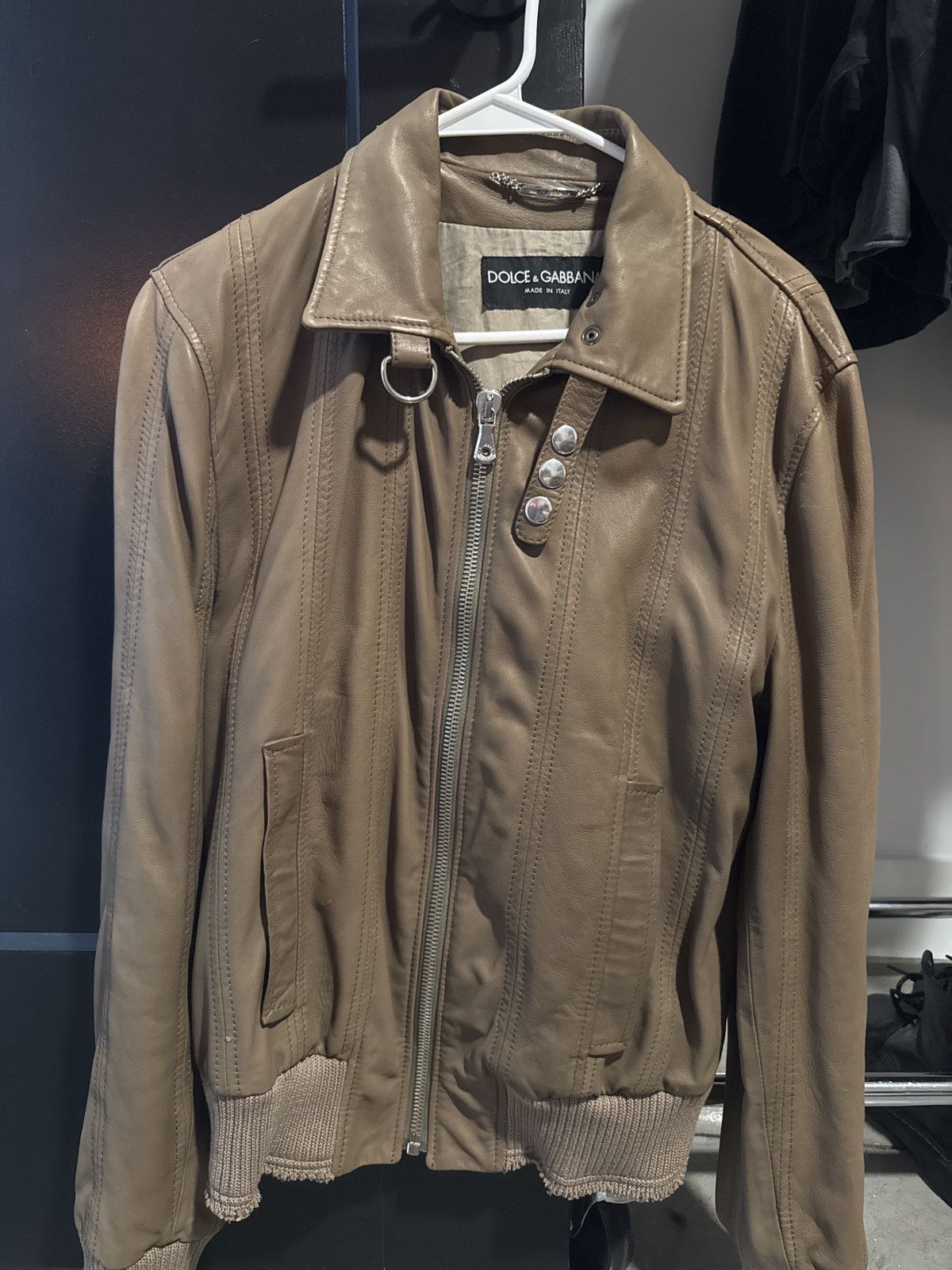 Dolce & Gabbana Dolce and Gabanna Leather Jacket Size US M / EU 48-50 / 2 - 1 Thumbnail
