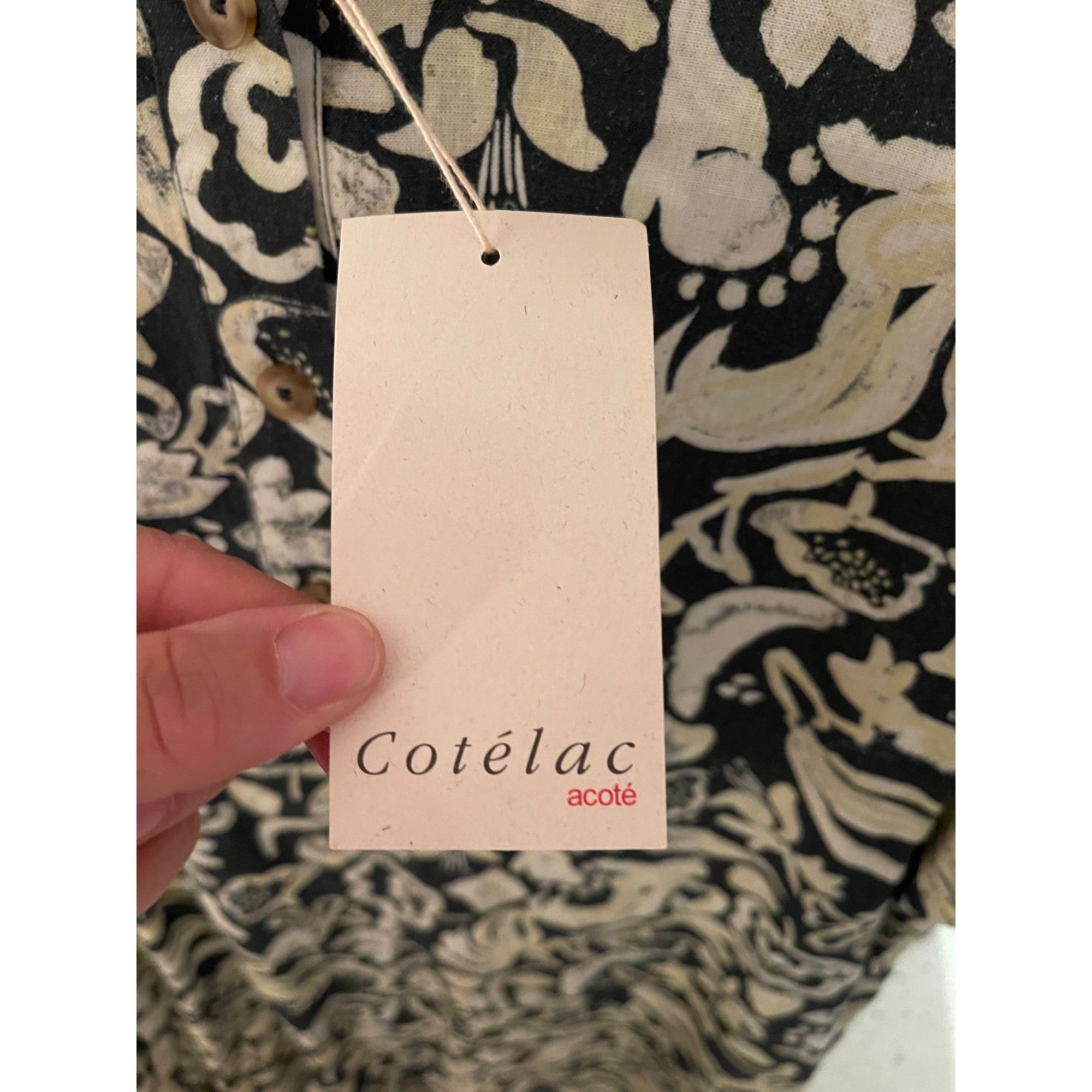 Cotelac Cotelac Womens Dress Size 10 Multicolor Tunic Floral Size L / US 10 / IT 46 - 5 Thumbnail