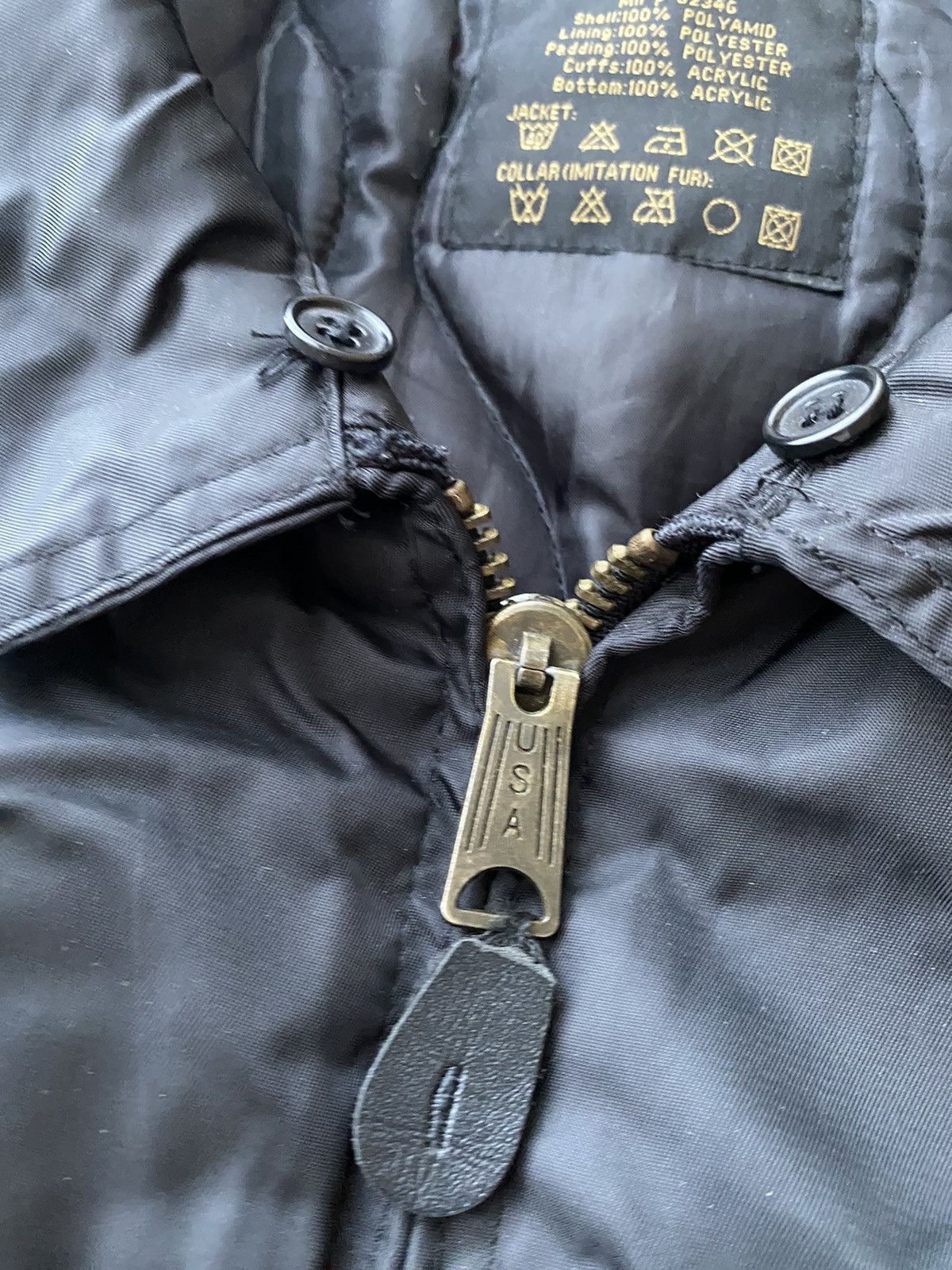 Vintage Vintage Bomber Jacket CWU45-P (Ideal Zipper) Size Medium Size US XXL / EU 58 / 5 - 6 Thumbnail