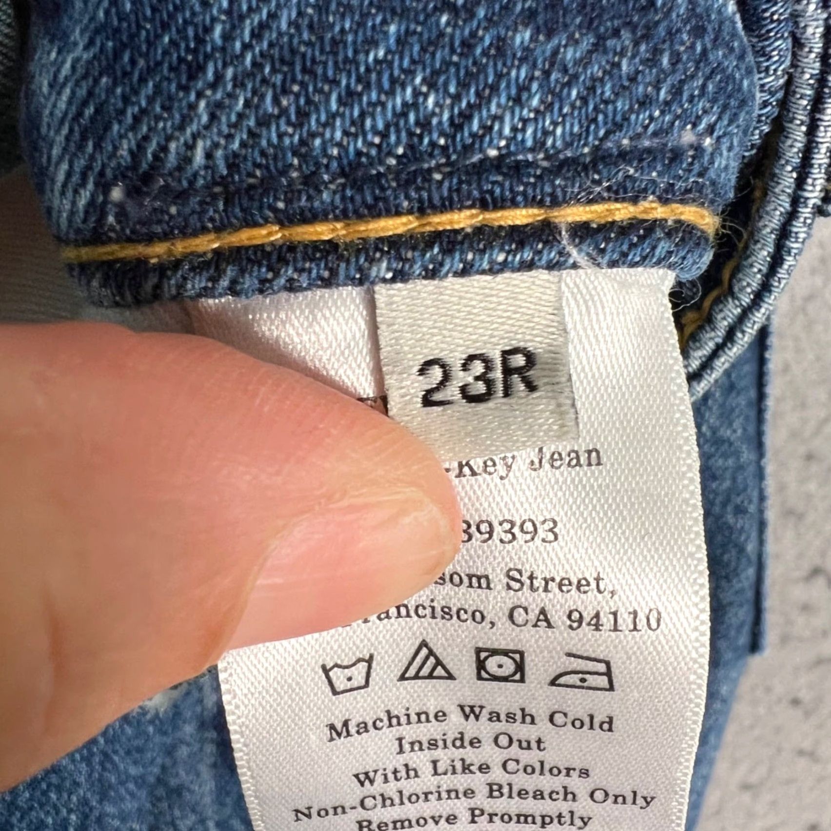 Everlane Everlane Jeans Womens 23R Wide-Leg Blue Denim Organic Cotton Blend 5-Pocket Inseam 30in High Rise Regular Size 40" / US 18 - 4 Thumbnail