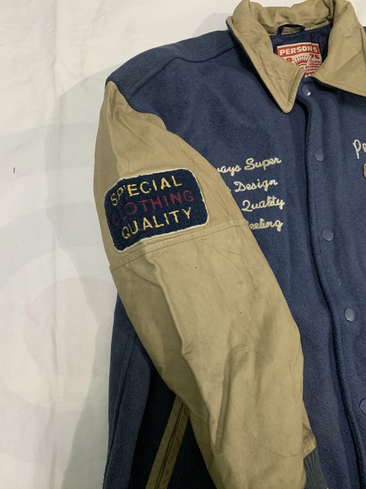 If Six Was Nine × Japanese Brand PERSON'S 76 versity jecket Size US L / EU 52-54 / 3 - 3 Thumbnail