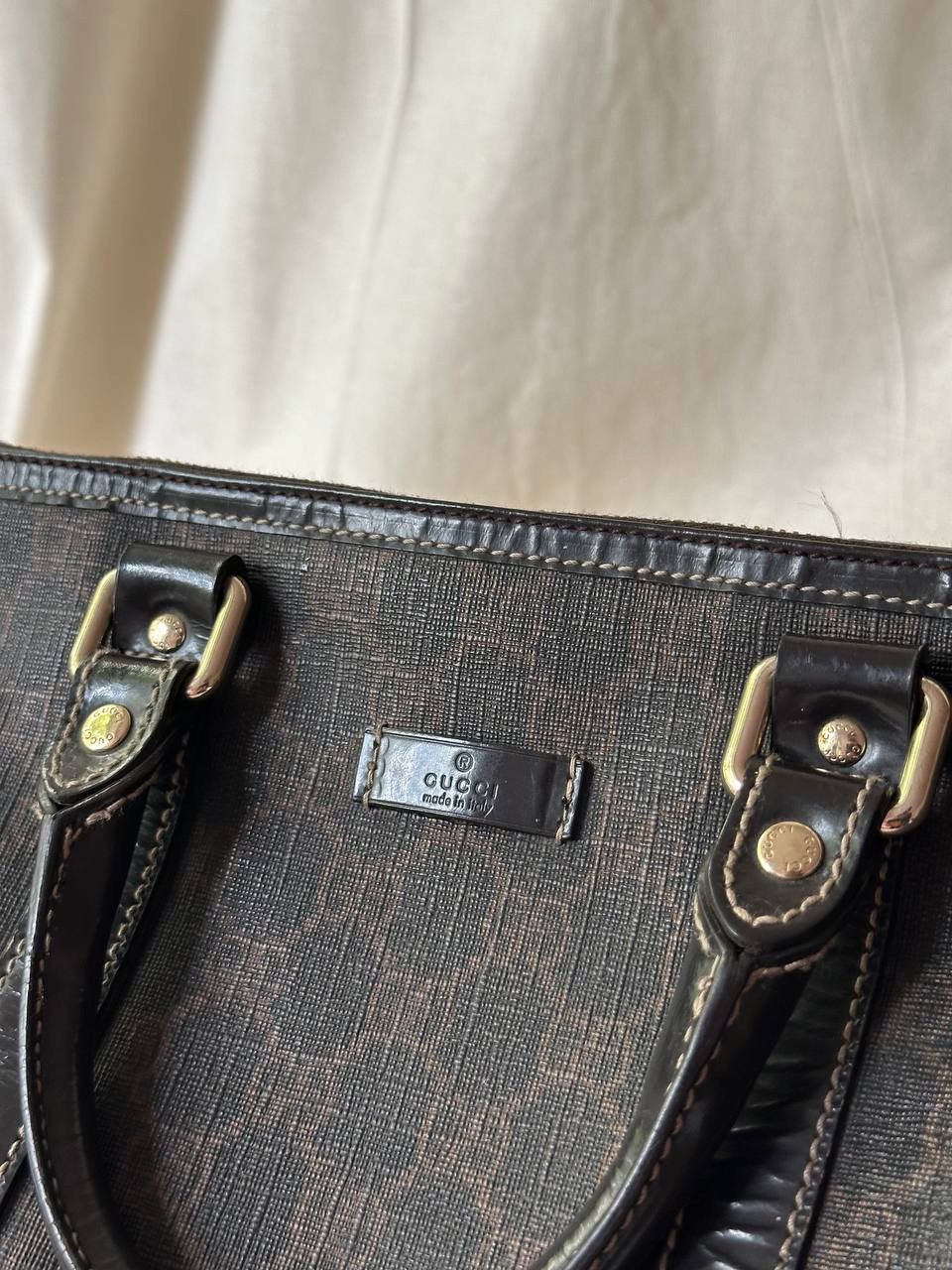 Gucci Gucci Boston Brown Monogram Bag Size ONE SIZE - 7 Thumbnail