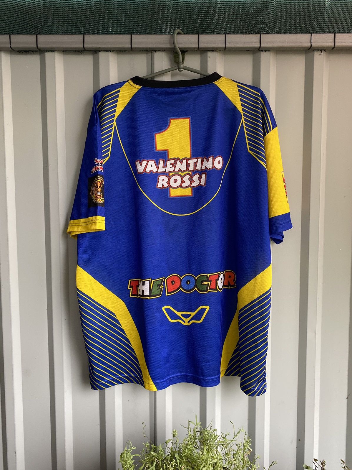 Other Vintage Valentino Rossi Moto GP Technical Jersey Shirt Darin Size US XL / EU 56 / 4 - 6 Thumbnail