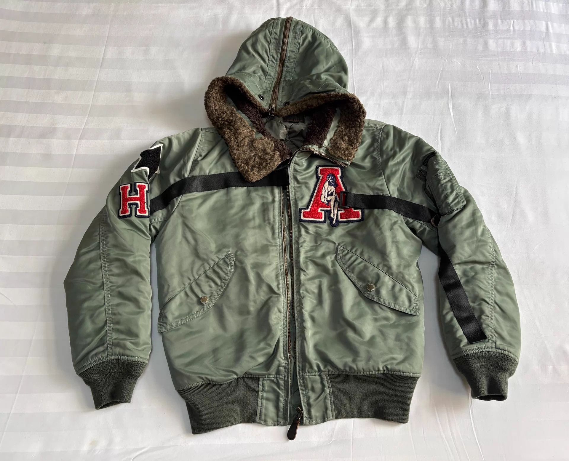 Hysteric Glamour Hysteric Glamour N2B Embroidered Carn Hat Jacket Size US S / EU 44-46 / 1 - 1 Thumbnail