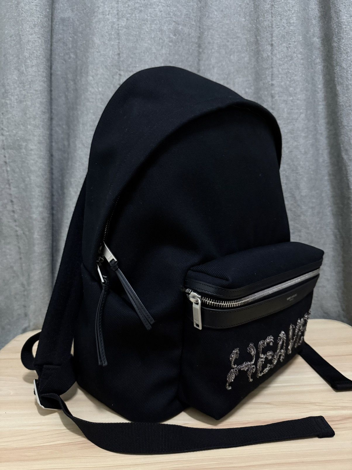 Saint Laurent Paris 2017 Saint Laurent "HEAVEN" embellished City backpack Size ONE SIZE - 5 Thumbnail