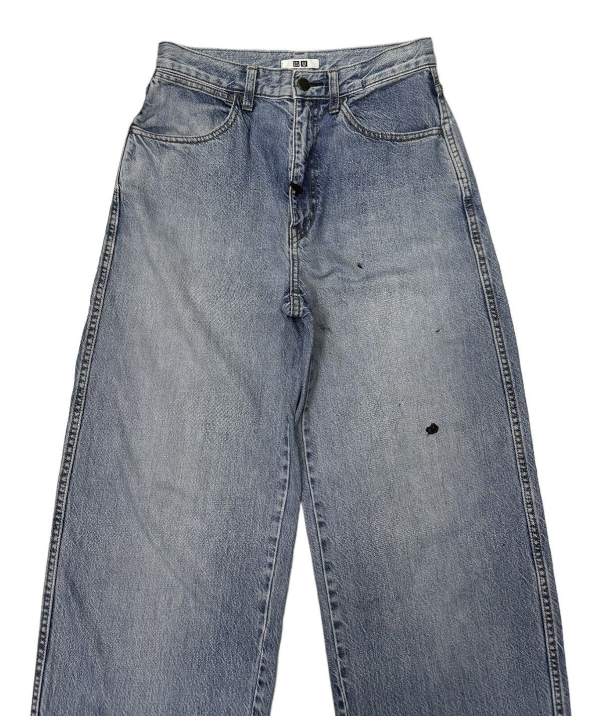 Undercover × Uniqlo VINTAGE UNIQLO U WIDE BAGGY JEANS Size US 27 - 7 Thumbnail