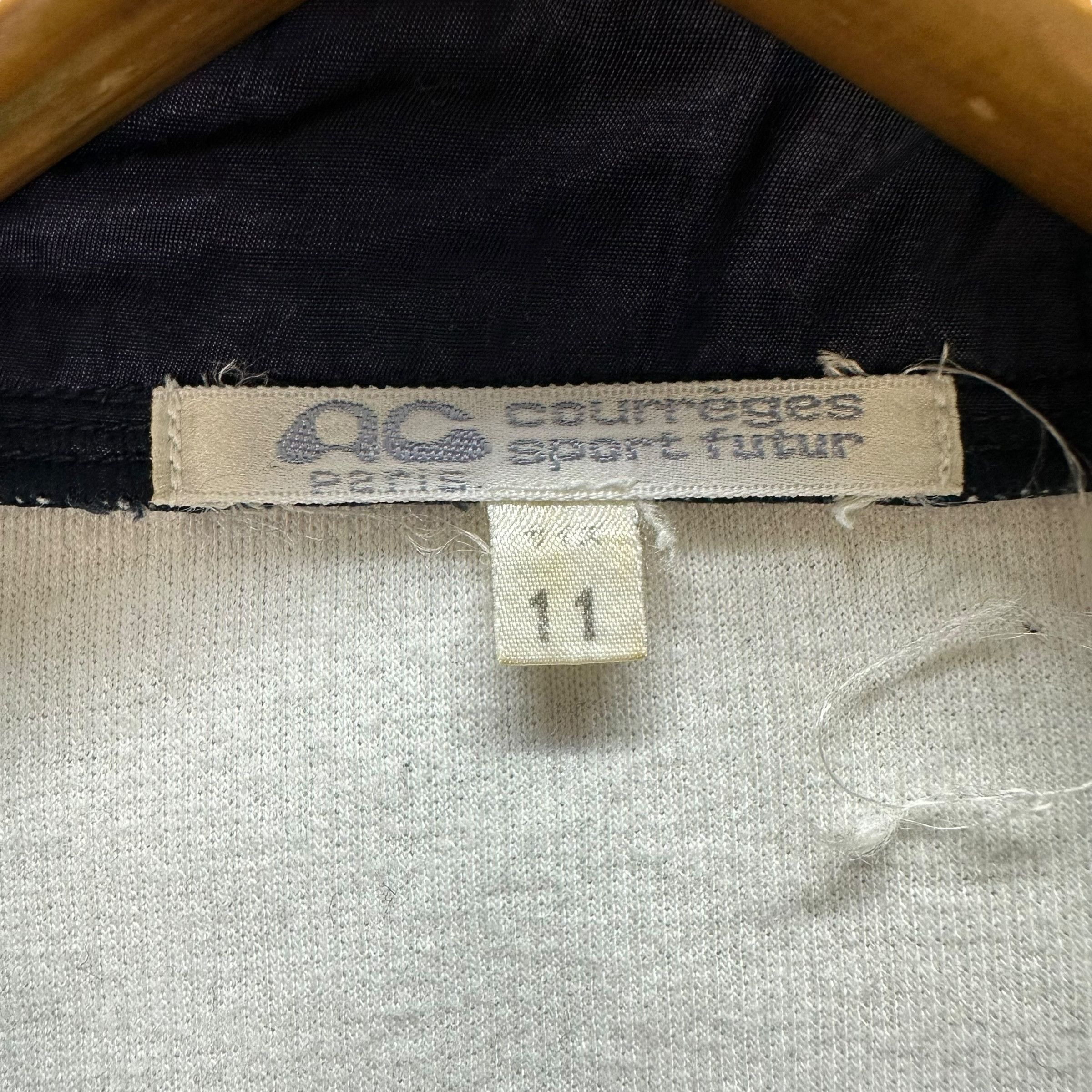 Courreges COURREGES Center Logo Turtleneck Half Zip Sweatshirt A3-0069 Size US S / EU 44-46 / 1 - 7 Thumbnail