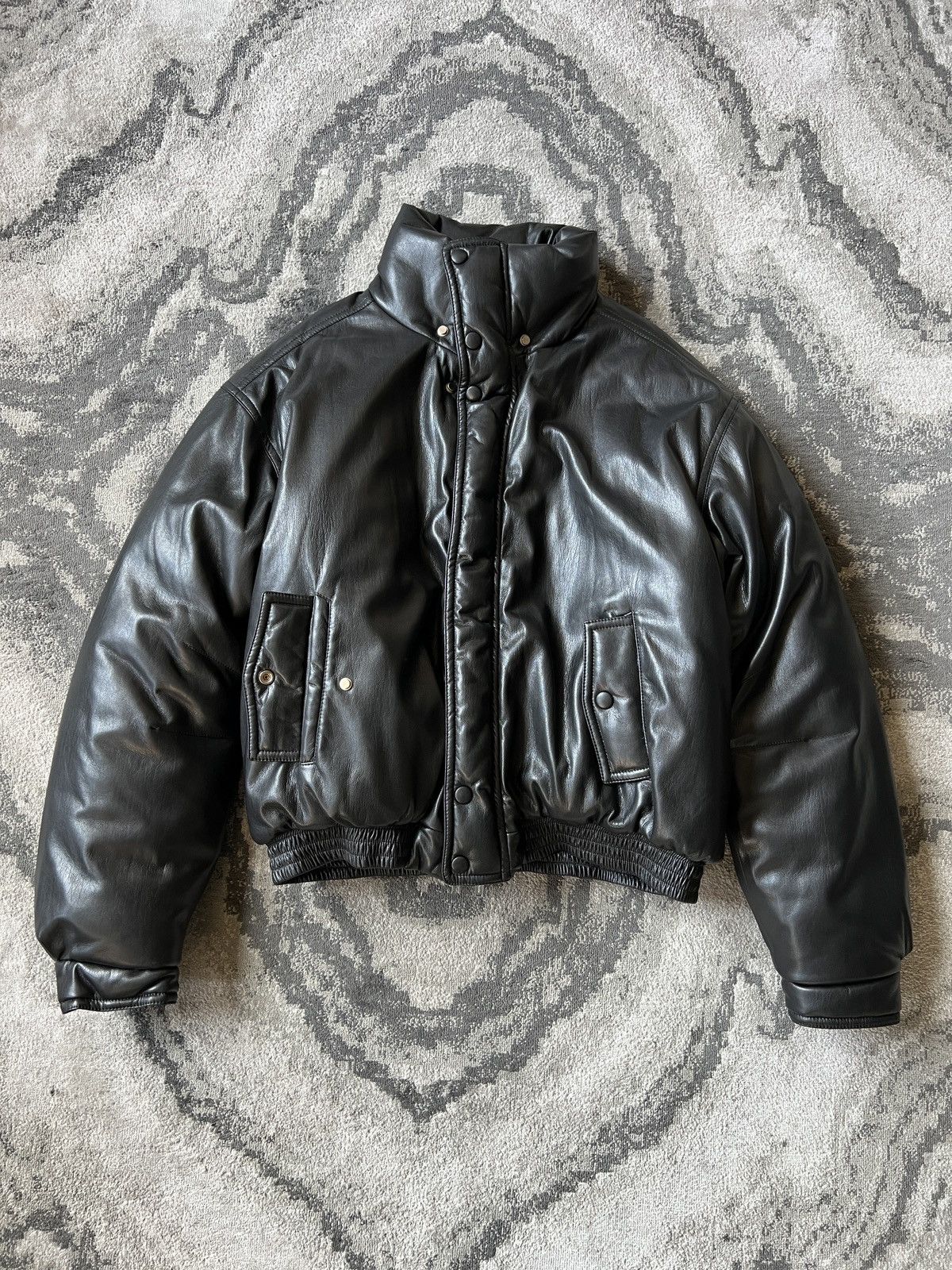 Nanushka Nanushka Oversized Rounded Bomber Jacket Size US XL / EU 56 / 4 - 13 Thumbnail