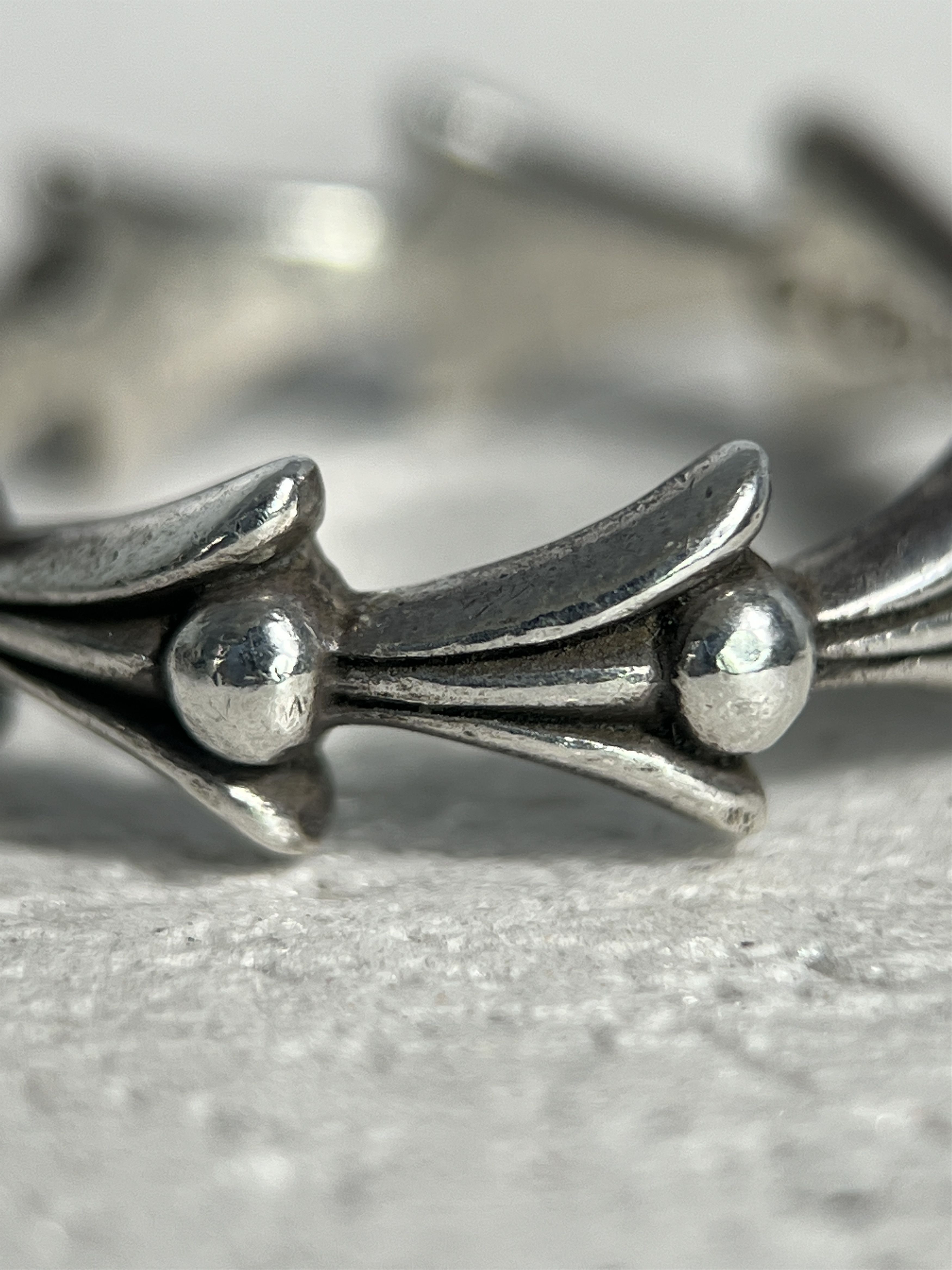 Chrome Hearts Chrome Hearts Cross Tail Ring Silver 925 2002 Sz US 10 Size ONE SIZE - 6 Thumbnail