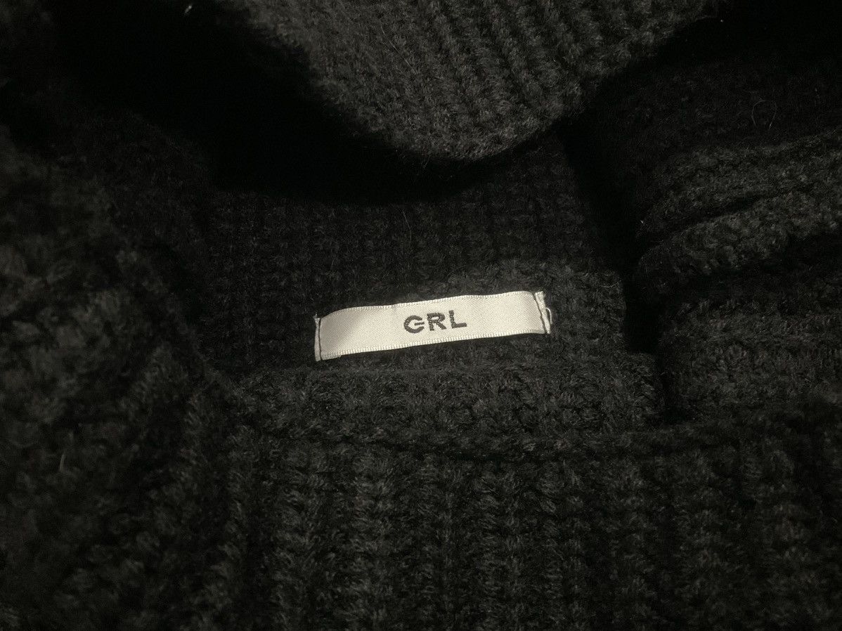 If Six Was Nine × Le Grande Bleu (L.G.B.) 🔥Japanese Archived GRL Knitwear Mock Neck Mohair Lgb Style Size US XL / EU 56 / 4 - 4 Thumbnail