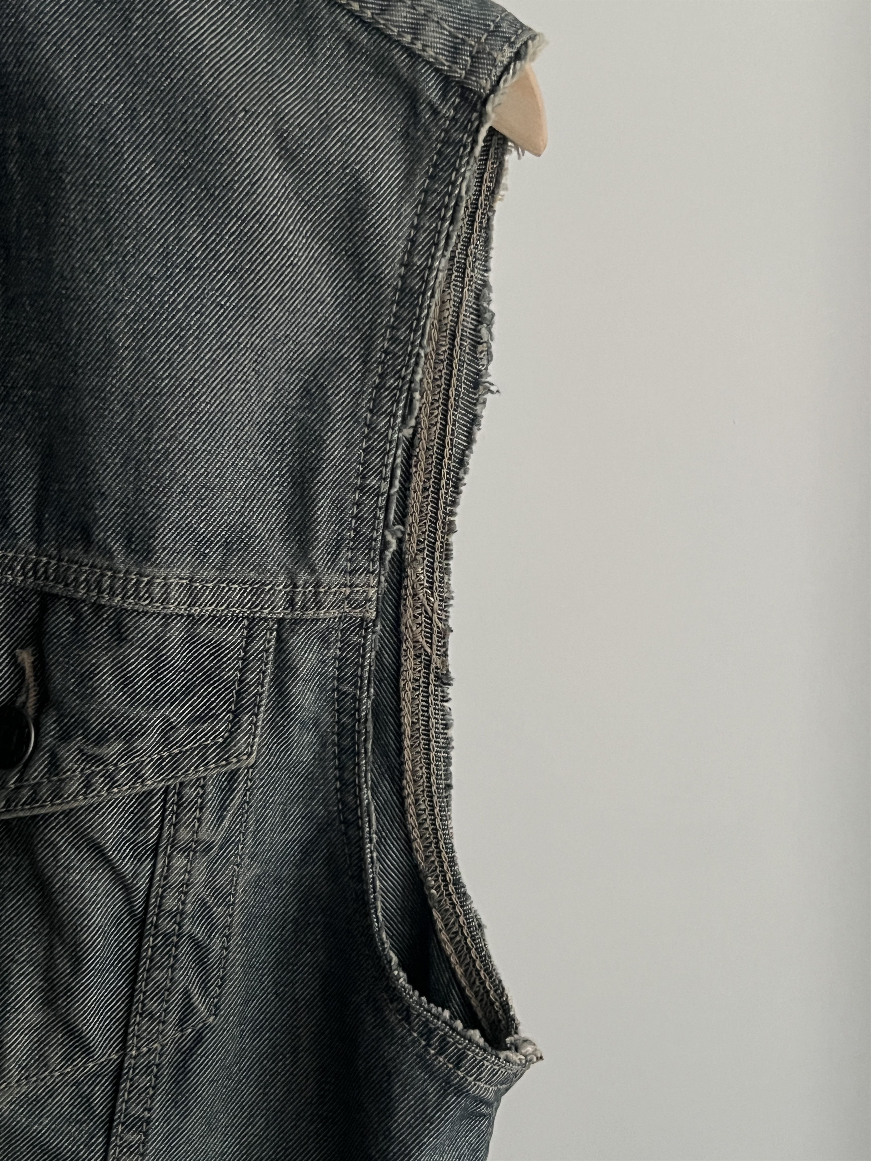Chevignon CHEVIGNON JEANS VEST Navajo Motorcycle Denim Size US M / EU 48-50 / 2 - 6 Thumbnail
