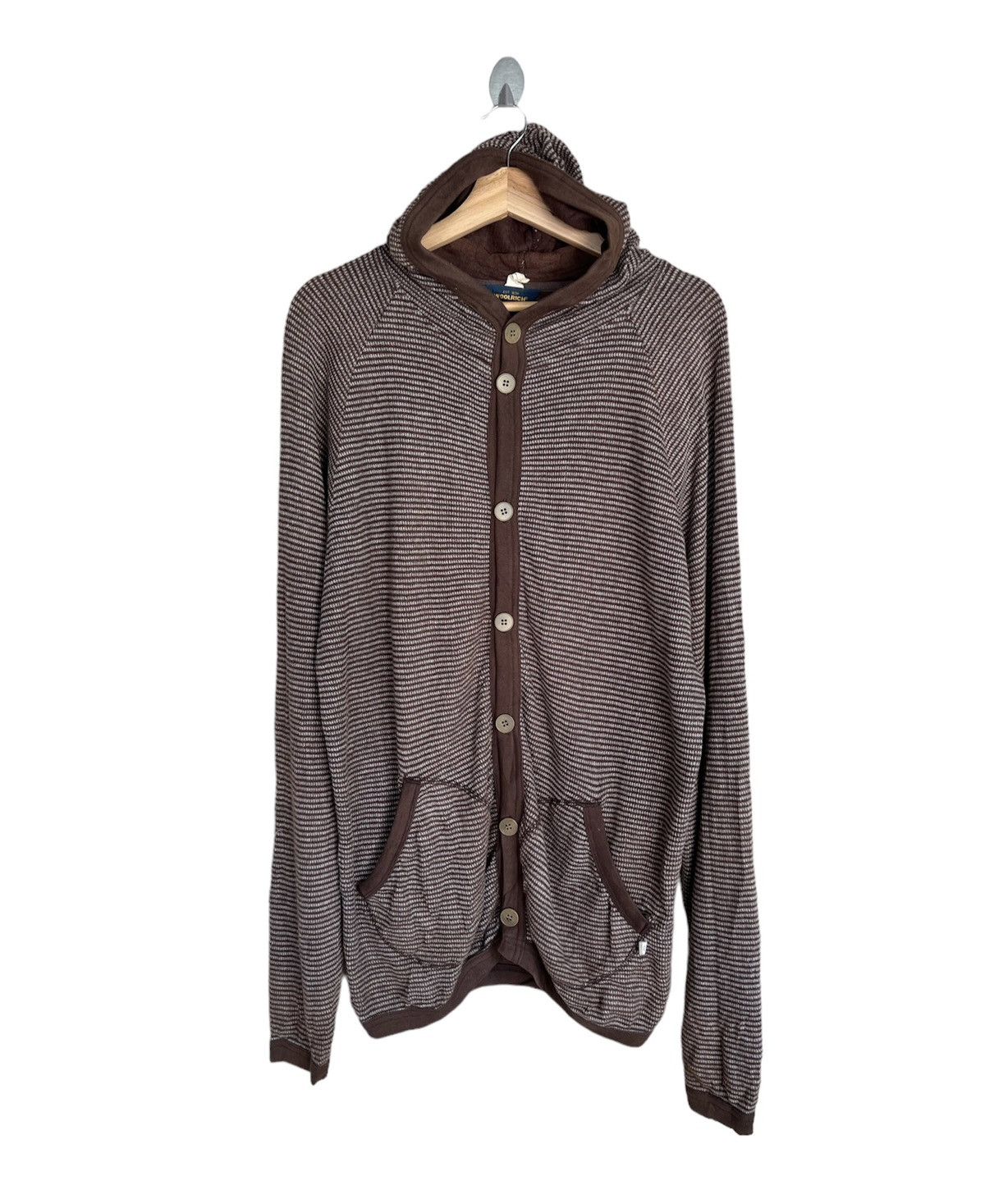 Woolrich Woolen Mills Woolrich Knit Cardigan Hoodies Size US L / EU 52-54 / 3 - 1 Thumbnail