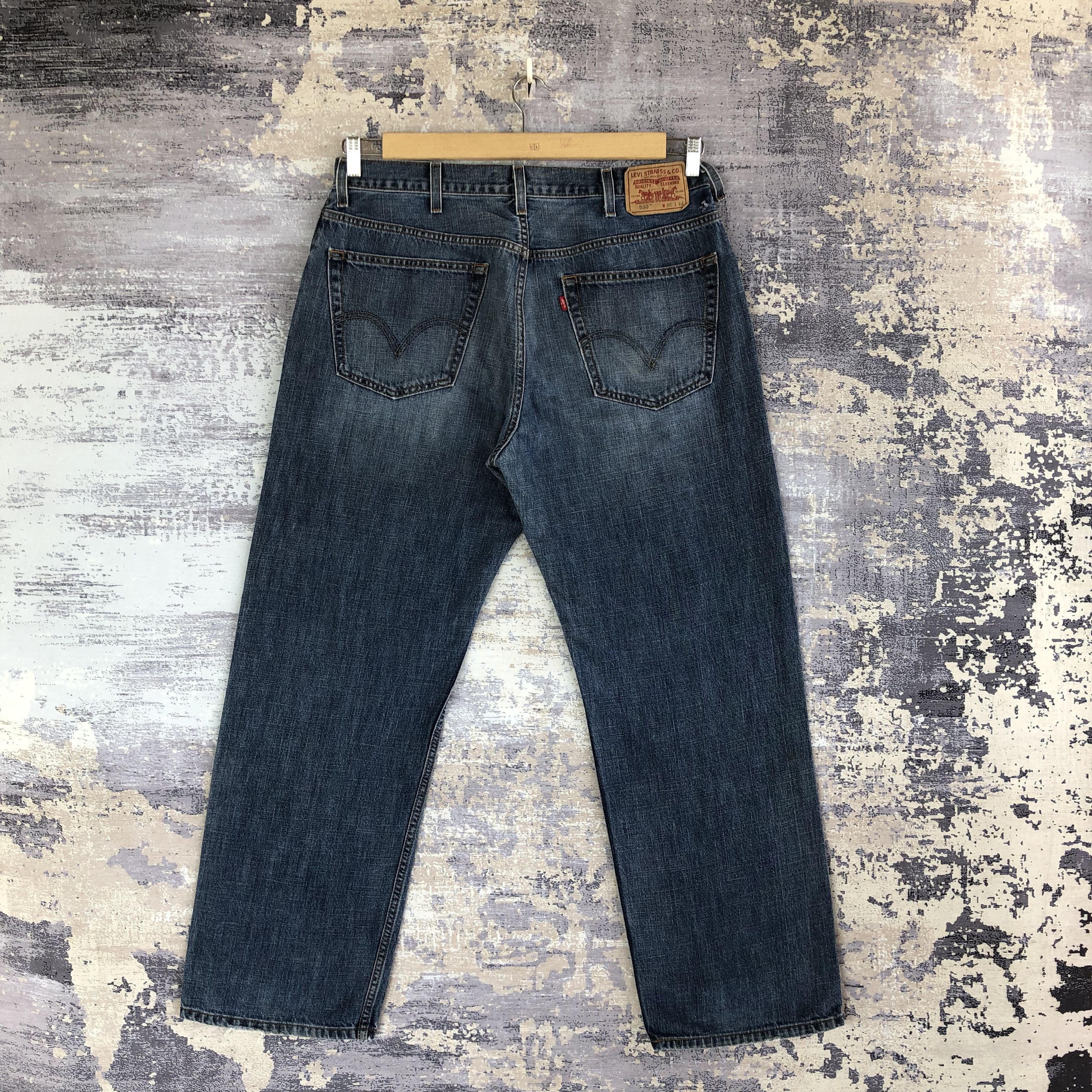 Jean Vintage 1990s Levis Faded Jeans Levi's Baggy Denim Pants Size US 36 / EU 52 - 2 Thumbnail