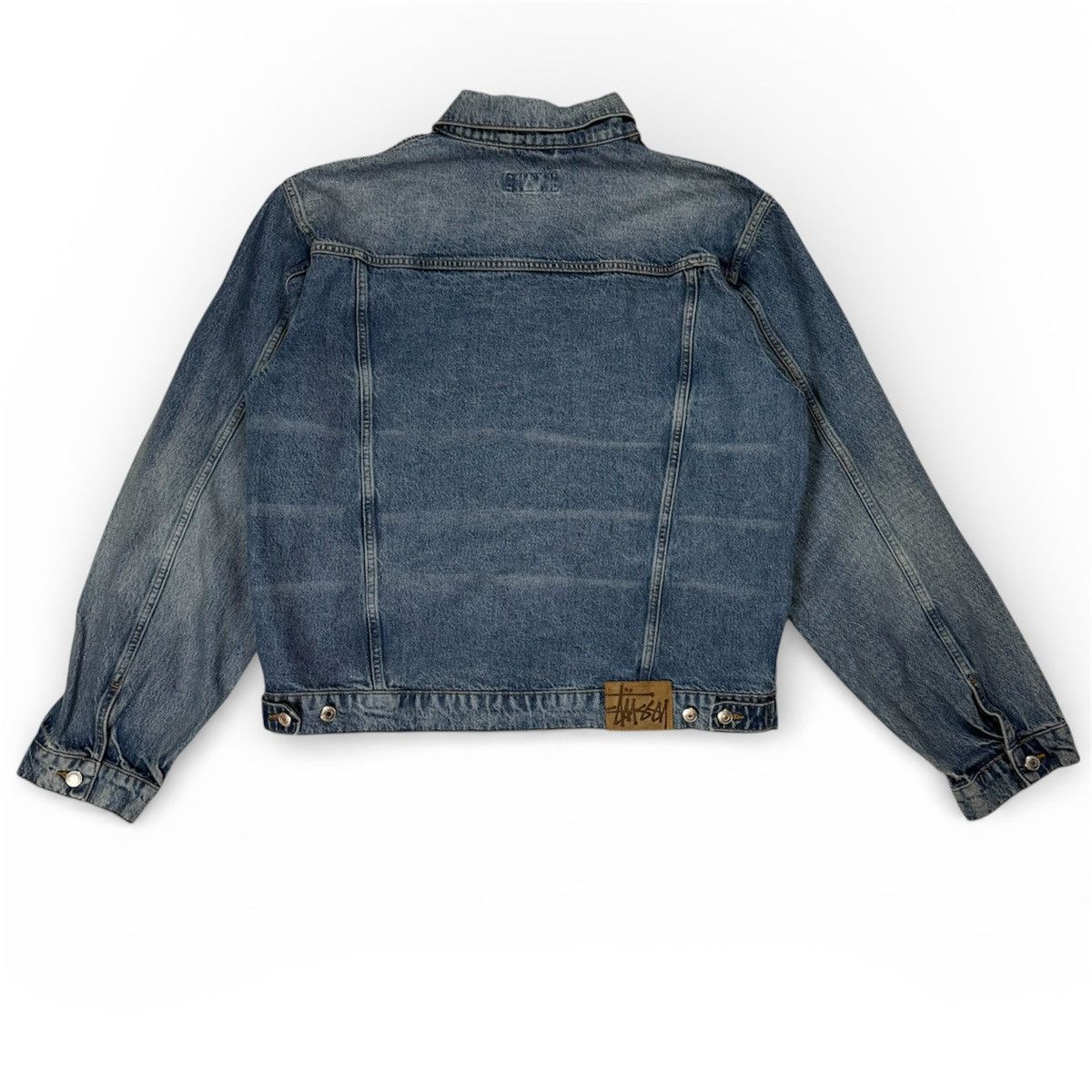 Stussy Stussy Denim Trucker Jacket Blue Size US XXL / EU 58 / 5 - 5 Thumbnail