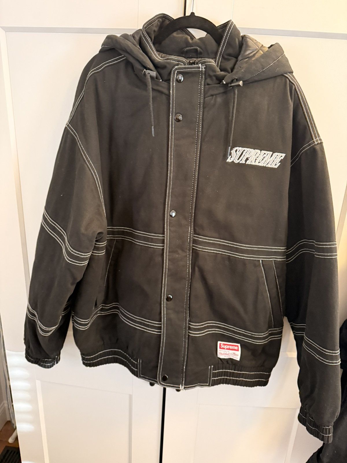 Mitchell & Ness × Supreme Supreme x Mitchell and Ness Work Jacket Size US XXL / EU 58 / 5 - 5 Thumbnail