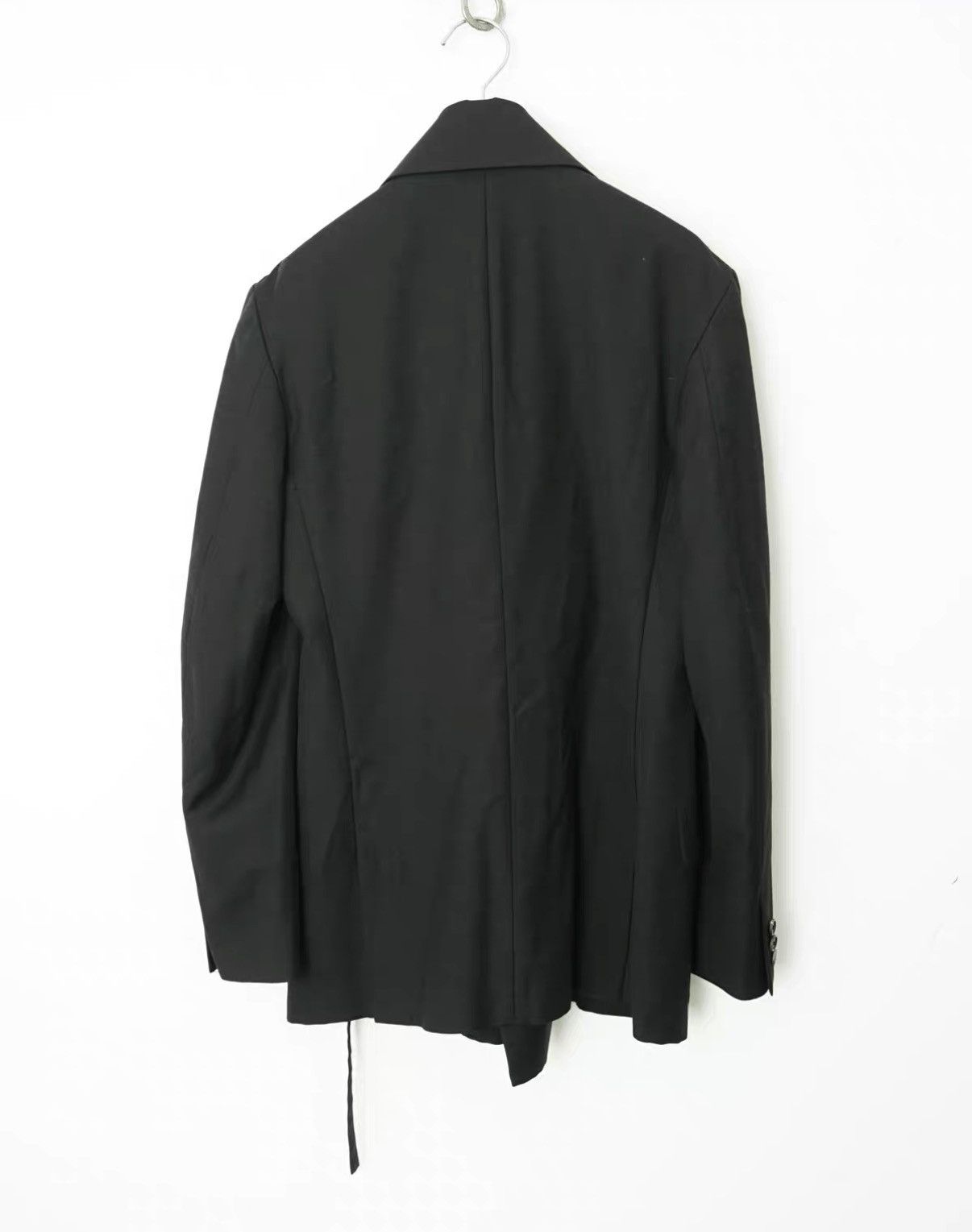 Yohji Yamamoto Yohji Yamamoto Wool Blend Shawl Collar Jacket Size US L / EU 52-54 / 3 - 6 Thumbnail