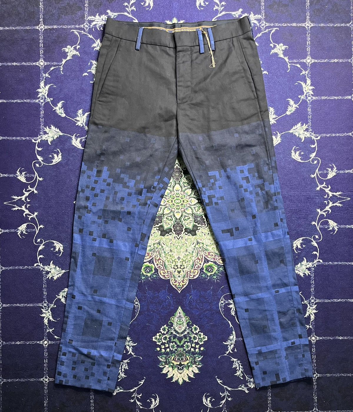Vivienne Westwood Vivienne Westwood Pixel Wool Pants Size US 32 / EU 48 - 1 Thumbnail
