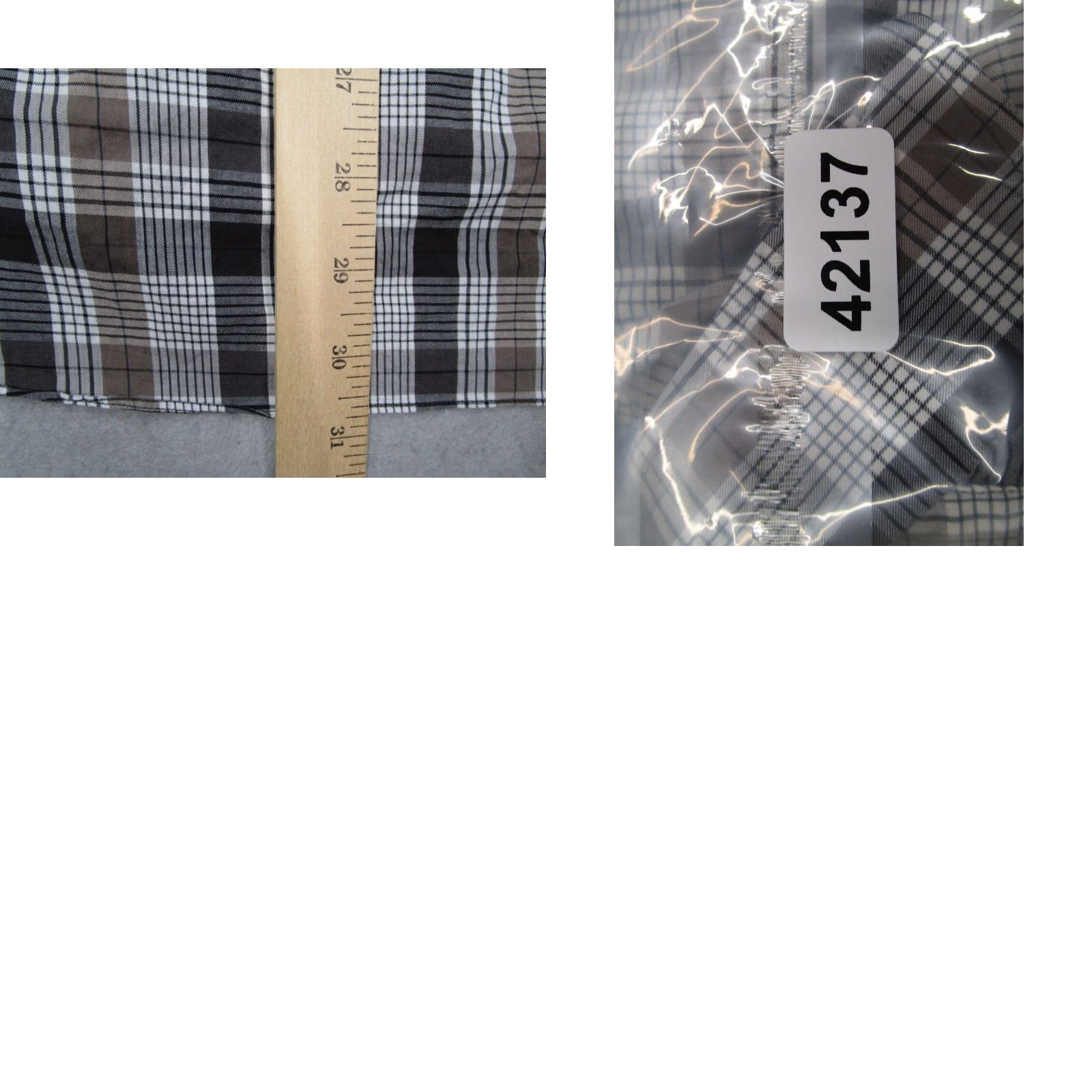 Brioni Brioni Mens Extra Large Brown Plaid Long Sleeve Dress Shirt Size 46R - 8 Thumbnail