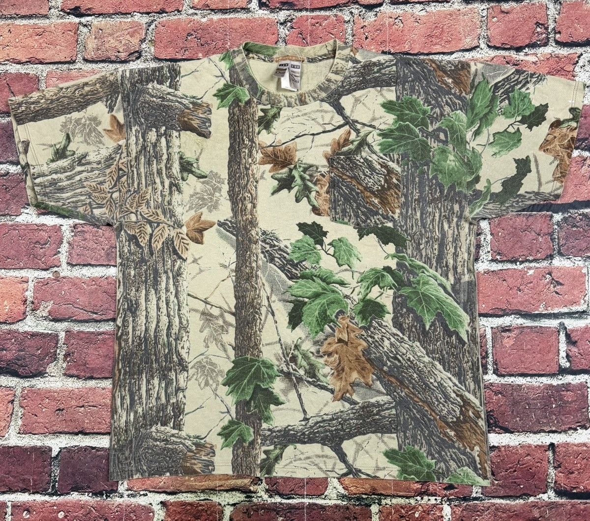 Realtree Vintage Jerzees Outdoors Camo T Shirt Hunting RealTree Boxy Size US L / EU 52-54 / 3 - 1 Thumbnail