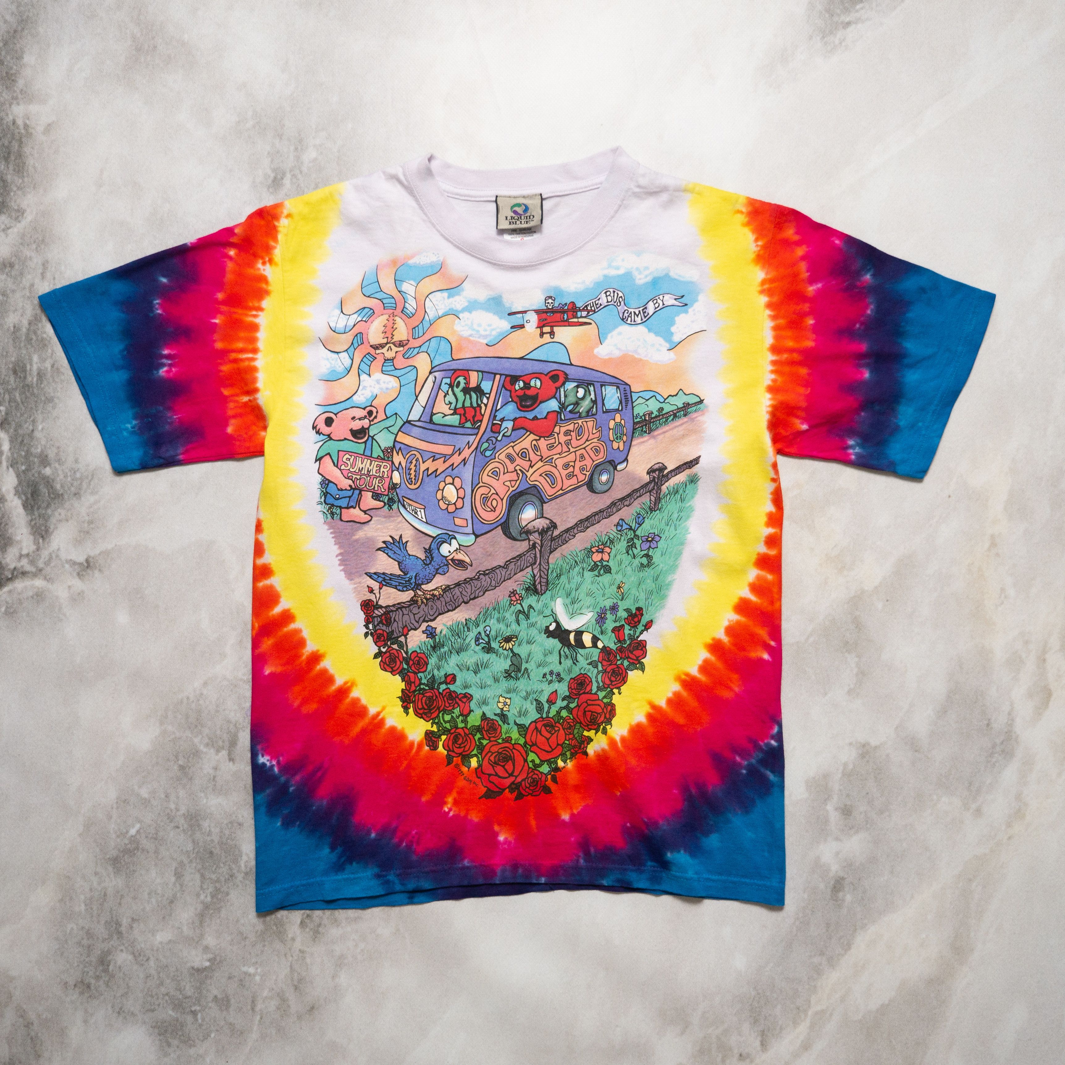 Grateful Dead × Liquid Blue × Vintage Vintage Liquid Blue x Grateful Dead Summer Tour 1994 T-shirt Size US S / EU 44-46 / 1 - 1 Thumbnail