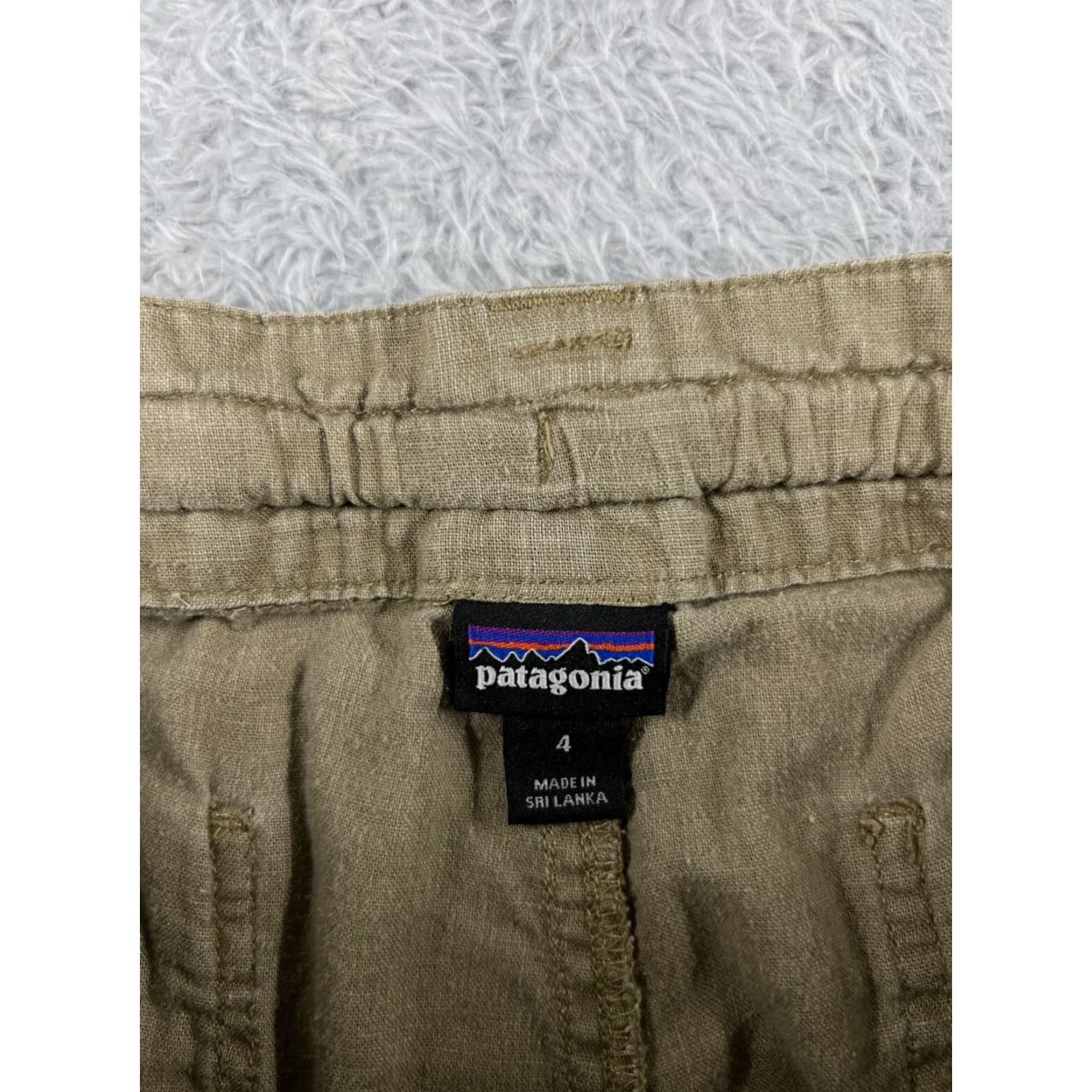 Patagonia Patagonia Shorts Womens 4 Beige Island Hemp 8" Drawstring Pockets Beach Size 27" / US 4 / IT 40 - 7 Thumbnail