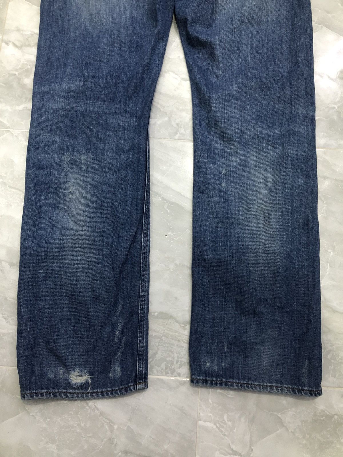 H&M H&M Boyfriend Distressed Boro Stitch Jeans Size US 35 - 13 Thumbnail