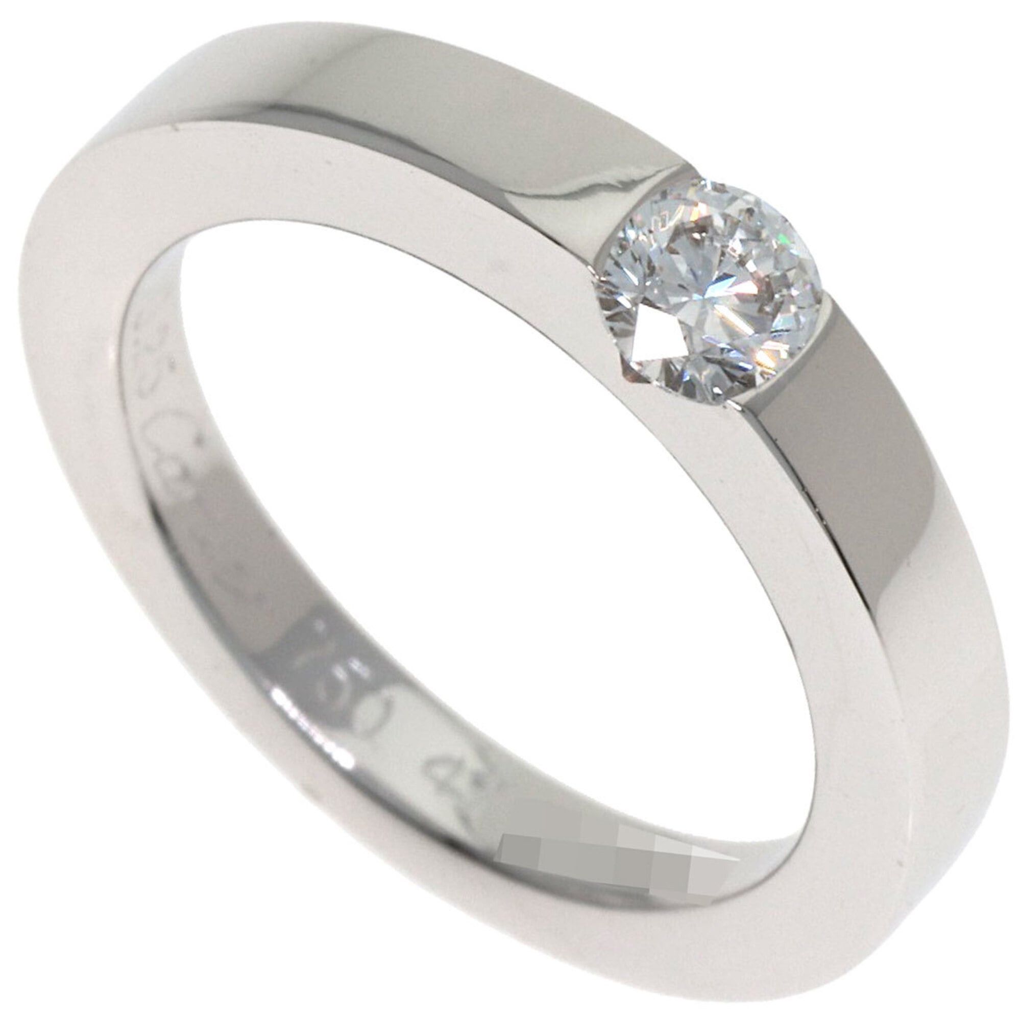 Cartier Cartier Date with Diamond Ring, Size 47, 18K White Gold, Women's. Size ONE SIZE - 1 Thumbnail