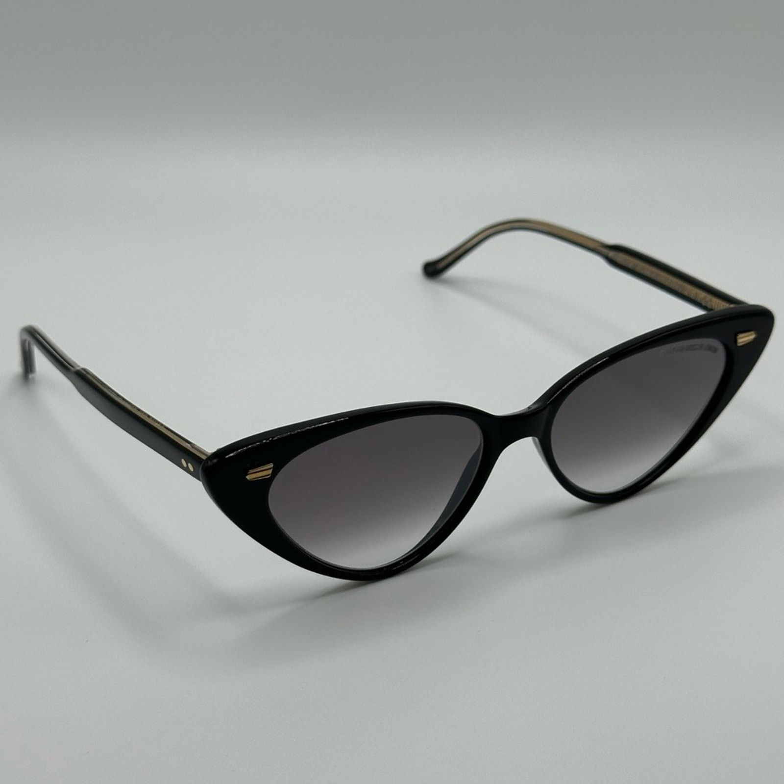 Cutler and Gross BRAND NEW CUTLER AND GROSS CG1330S 004 Black Cat Eye Women Size ONE SIZE - 4 Thumbnail