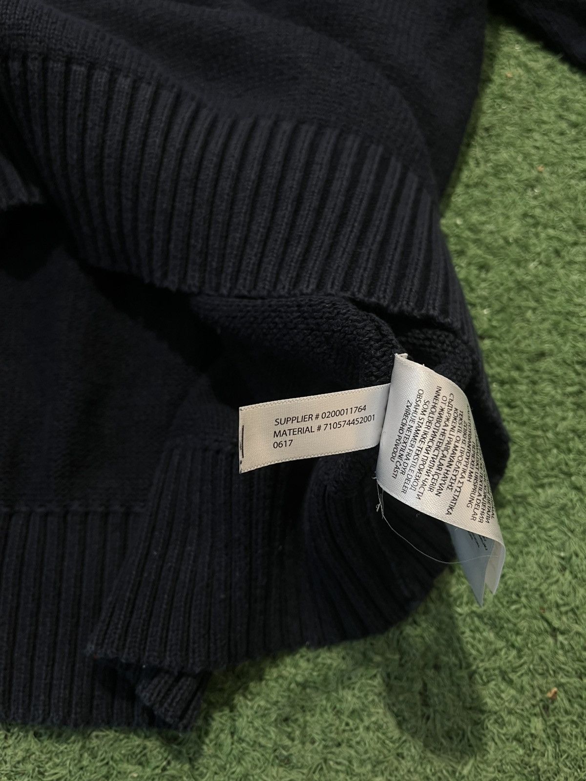 Polo Ralph Lauren × Ralph Lauren × Vintage Polo Ralph Lauren Sweater Halfzip Navy Size US XL / EU 56 / 4 - 4 Thumbnail
