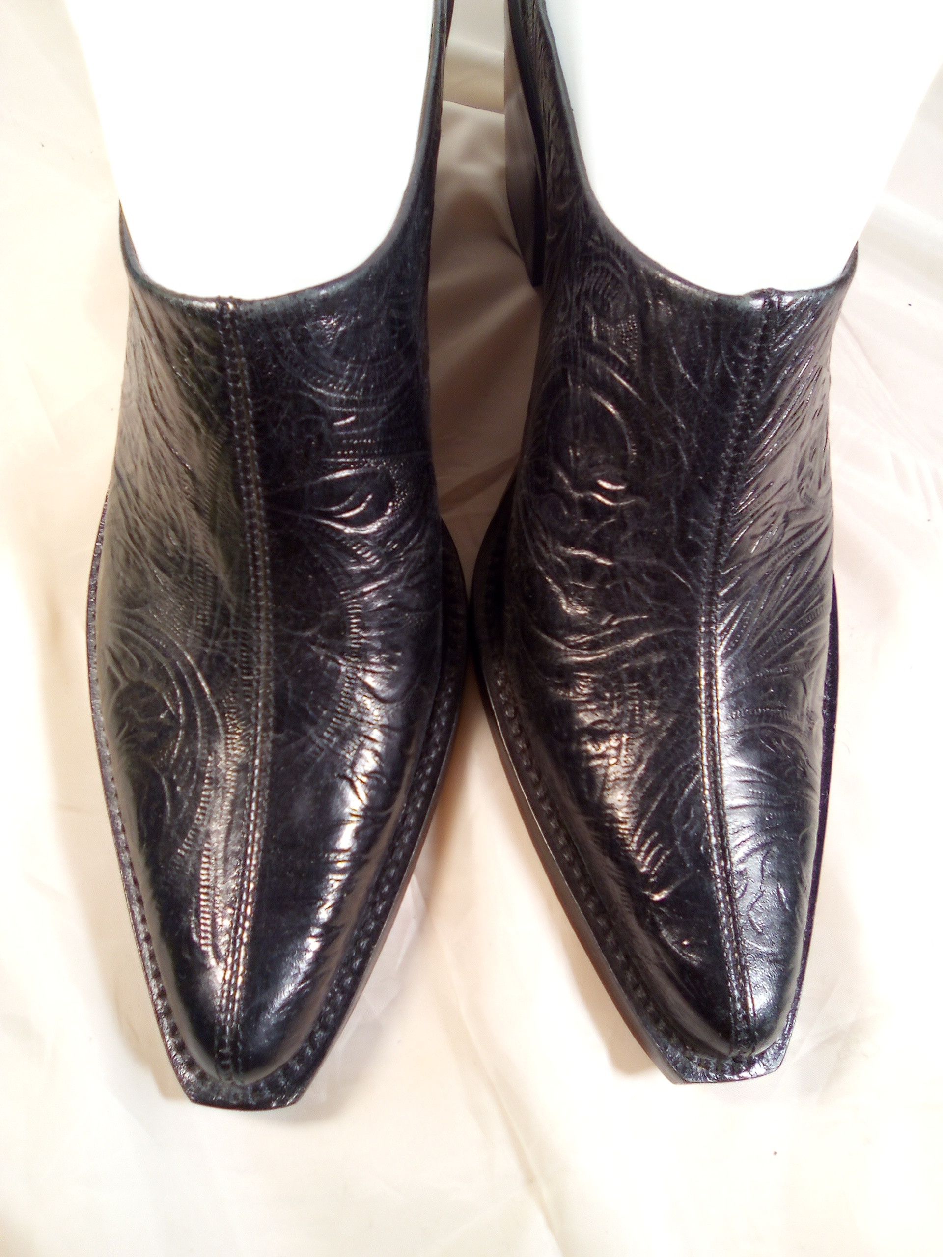 Other GIANNI BINI LEATHER BLACK SLIDER MULE W/INNER PEELING SZ 7M Size US 7 / IT 37 - 3 Thumbnail