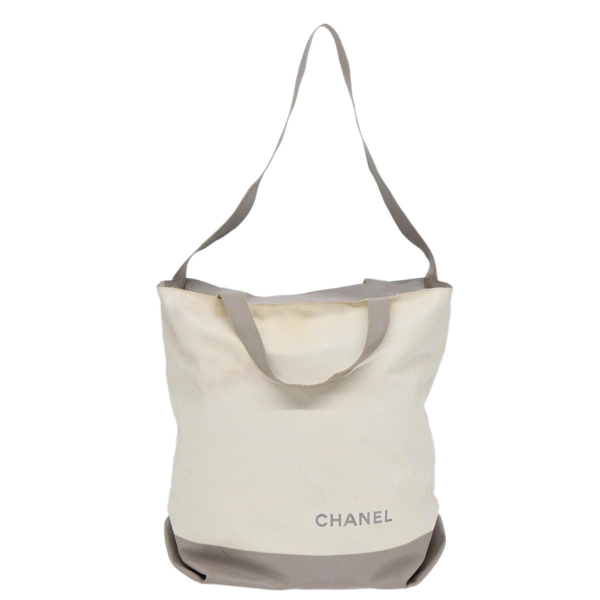 Chanel Cabas White Canvas Tote Bag (Pre-Owned) Size ONE SIZE - 1 Thumbnail