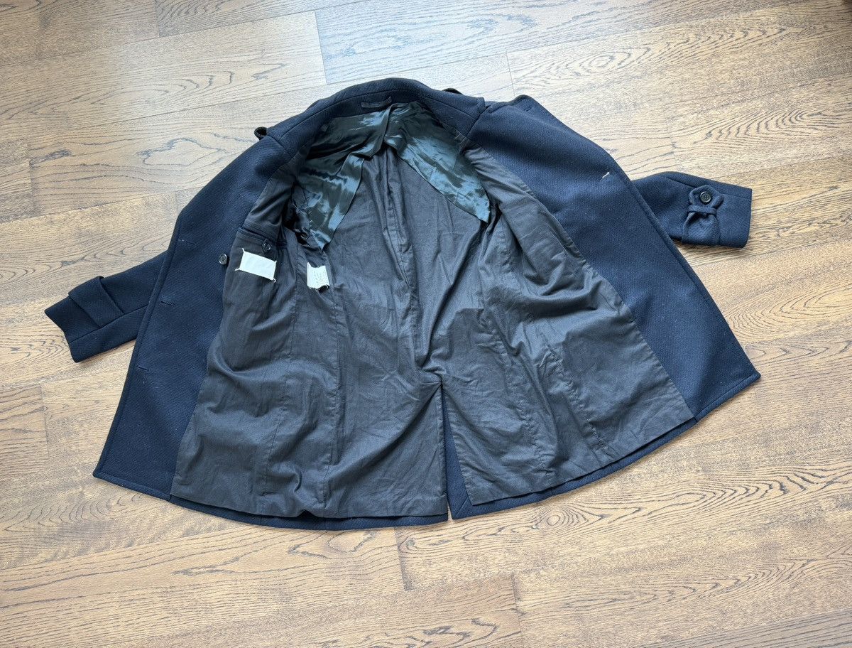 Maison Margiela Early Martin Margiela Artisanal Wool Cashmere Peacoat Jacket Size XS / US 0-2 / IT 36-38 - 17 Thumbnail