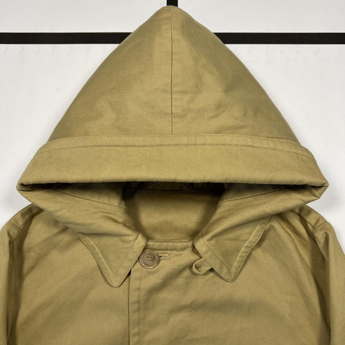 Bless |[ BLESS Nº42 Beige Cotton “Hoodjacket” Bomber ]| Size US S / EU 44-46 / 1 - 4 Thumbnail