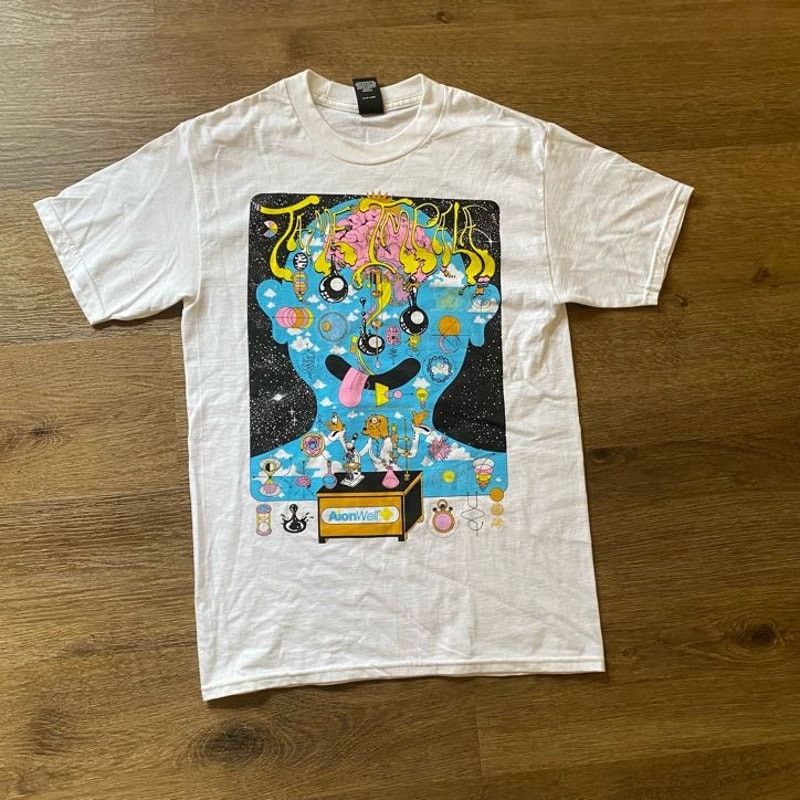 Hanes Trippy Tame Impala Slow Rush Tour Tee Size US S / EU 44-46 / 1 - 1 Thumbnail